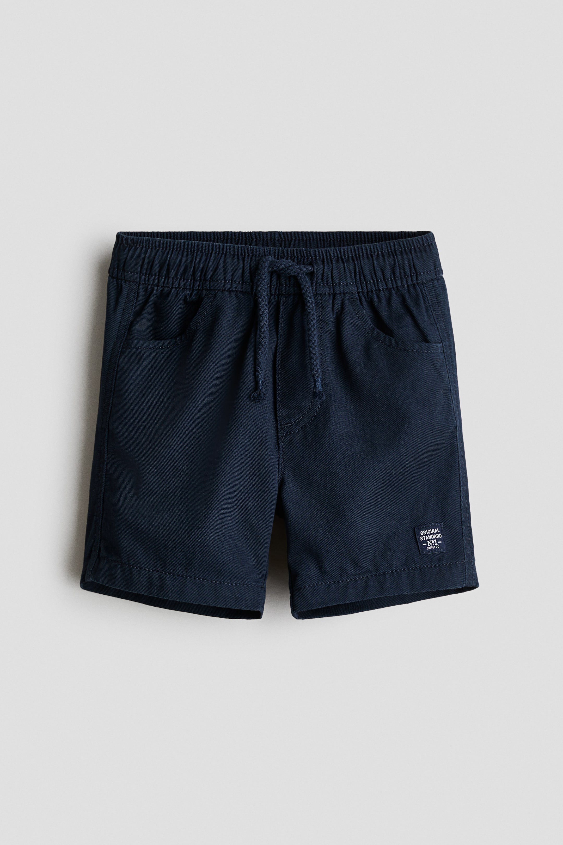 View larger image: Twill shorts - Navy blue - Kids | H&M 1