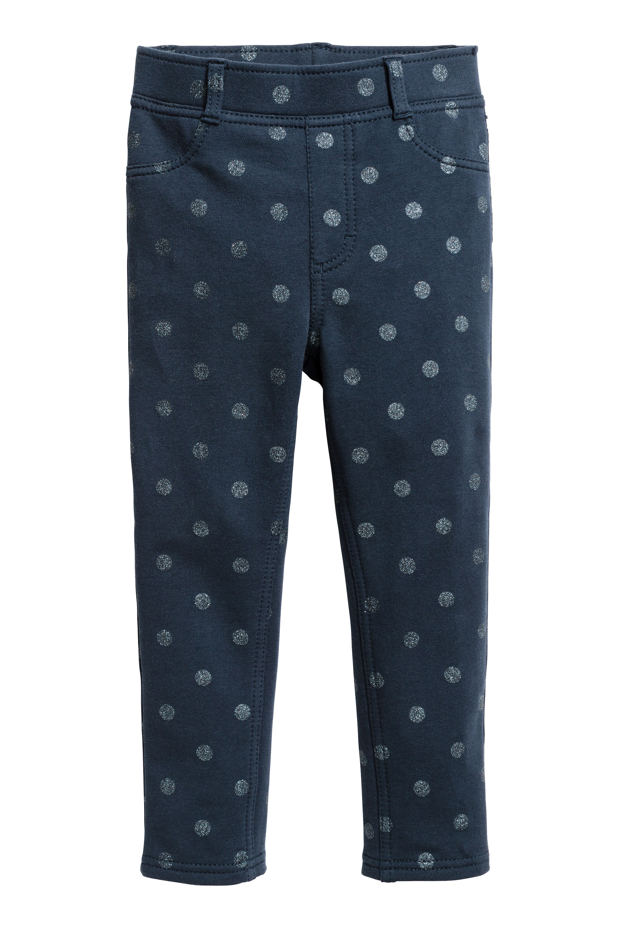 View larger image: Treggings - Dark blue/Spotted - Kids | H&M GB 1