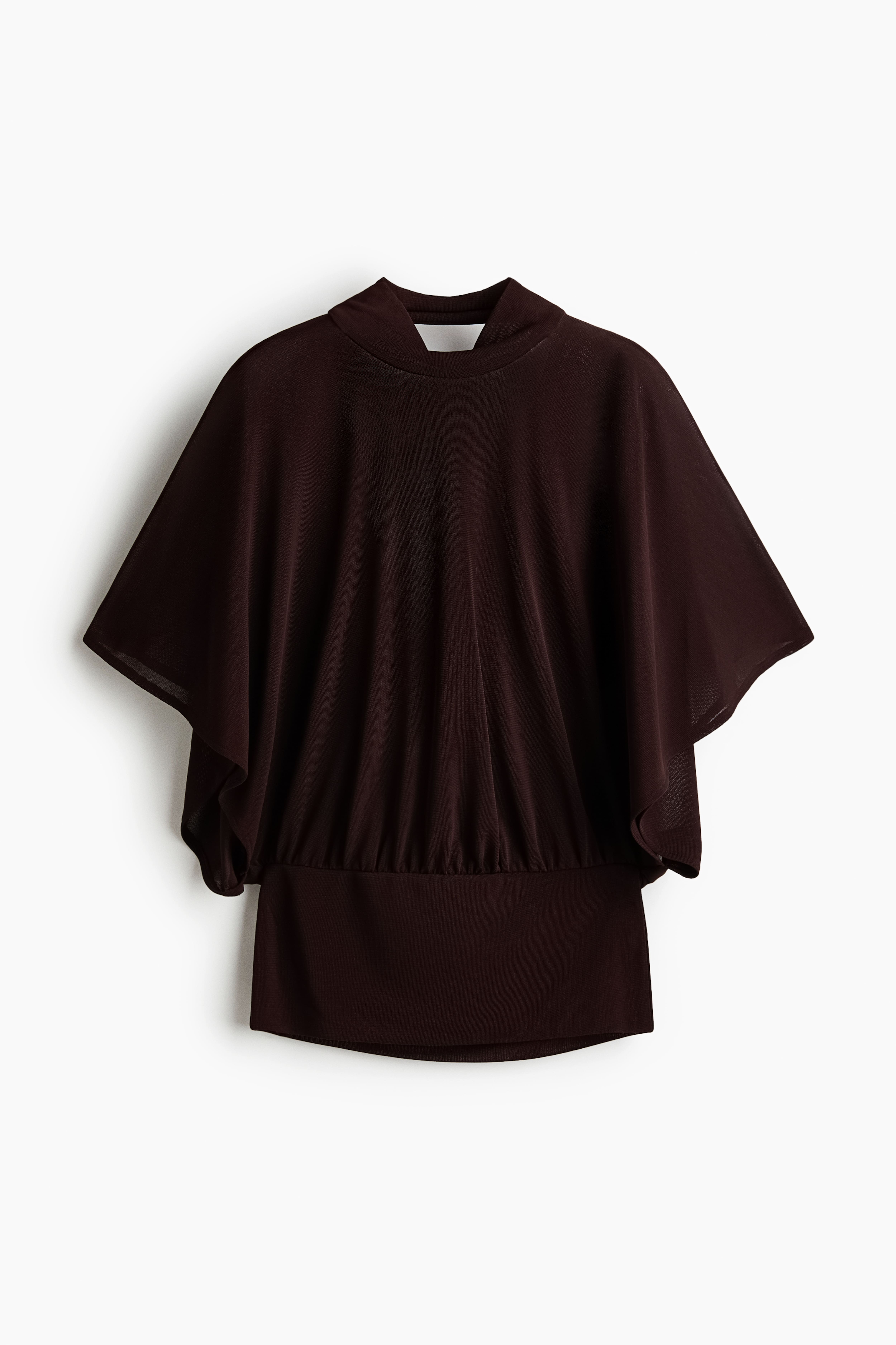 Draped Cowl-Back Top