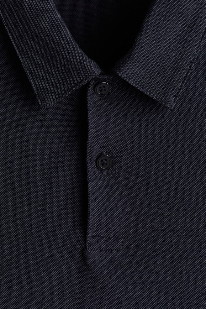 COOLMAX® Slim-Fit Polo Shirt-Navy blue - 2