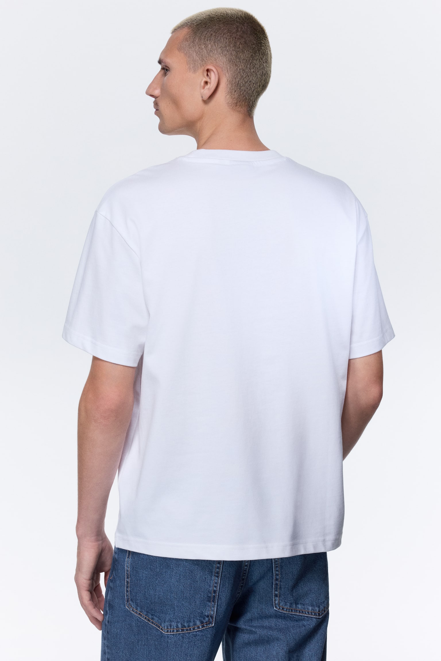 Majica Relaxed Fit COOLMAX®-Bela - 4