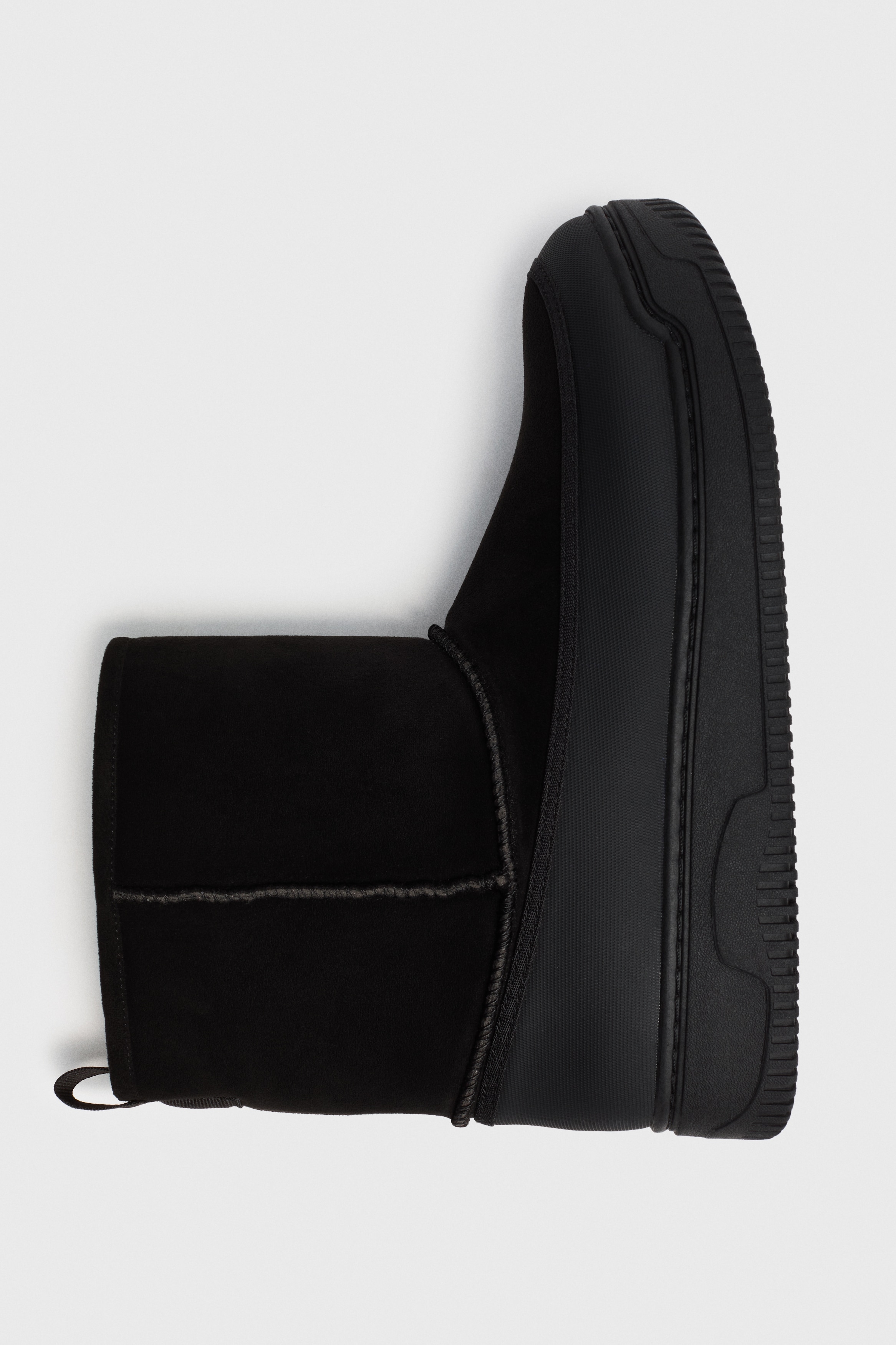 Μποτάκια με ζεστή επένδυση - Μαύρο