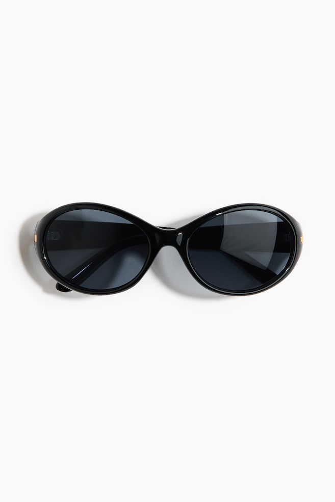 Oval sunglasses - Black - 1