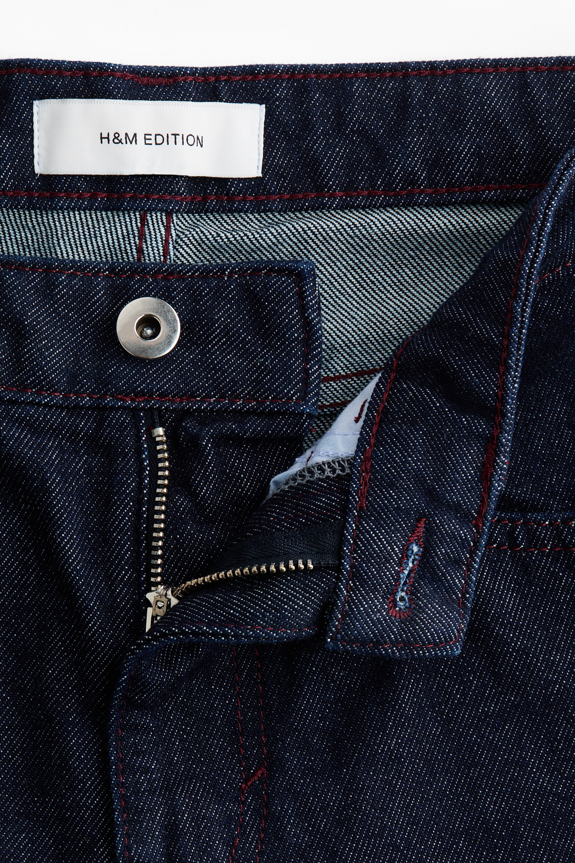 Barrel Leg Low Waist Ankle Jeans