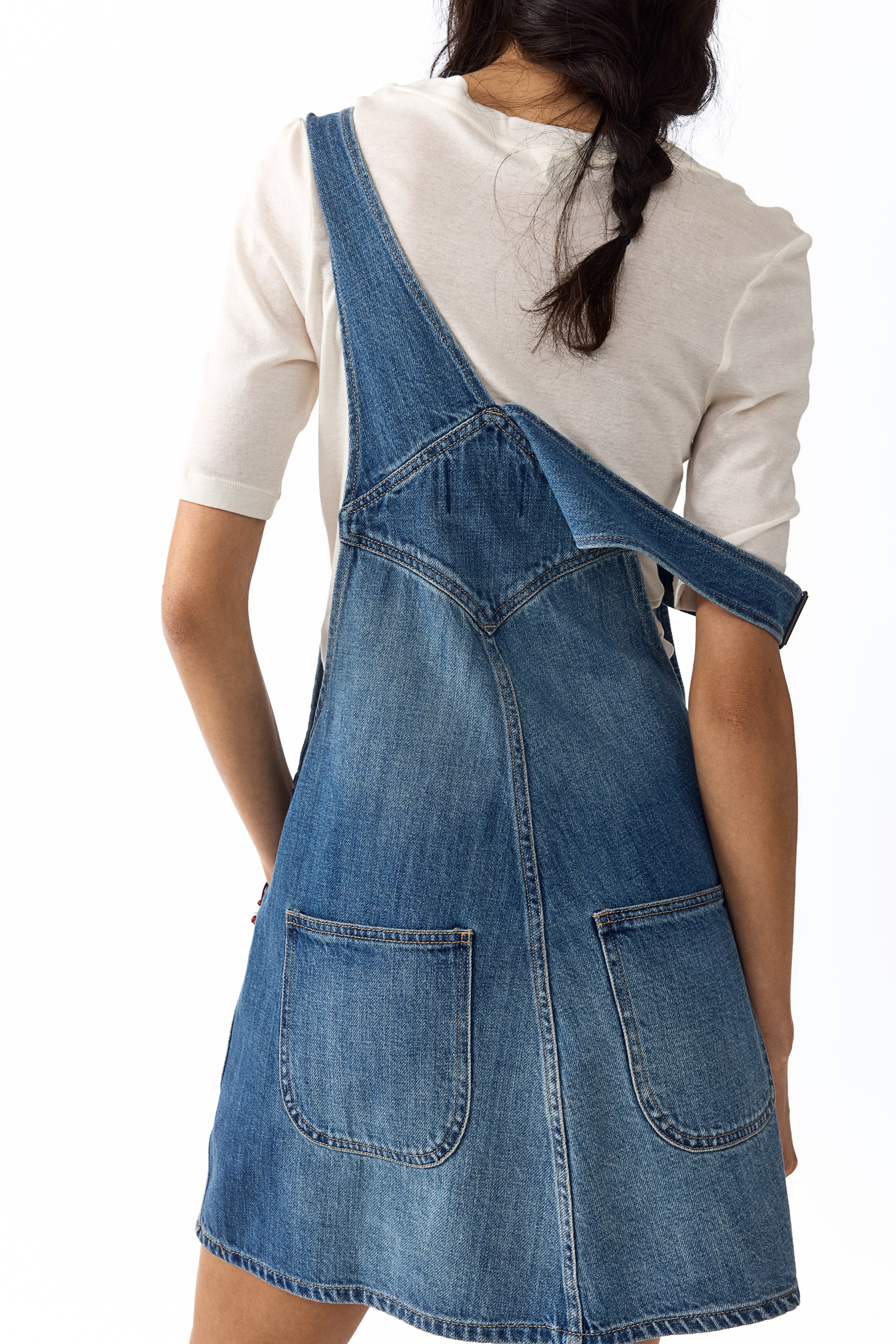 Denim Overall Dress