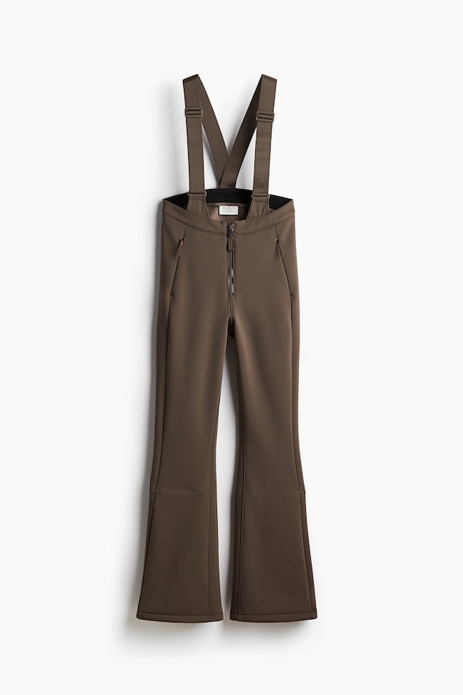 Wasserabweisende Skihose - Braun/Kaffeebraun/Schwarz/Mattes Weinrot/Auberginenlila - 1