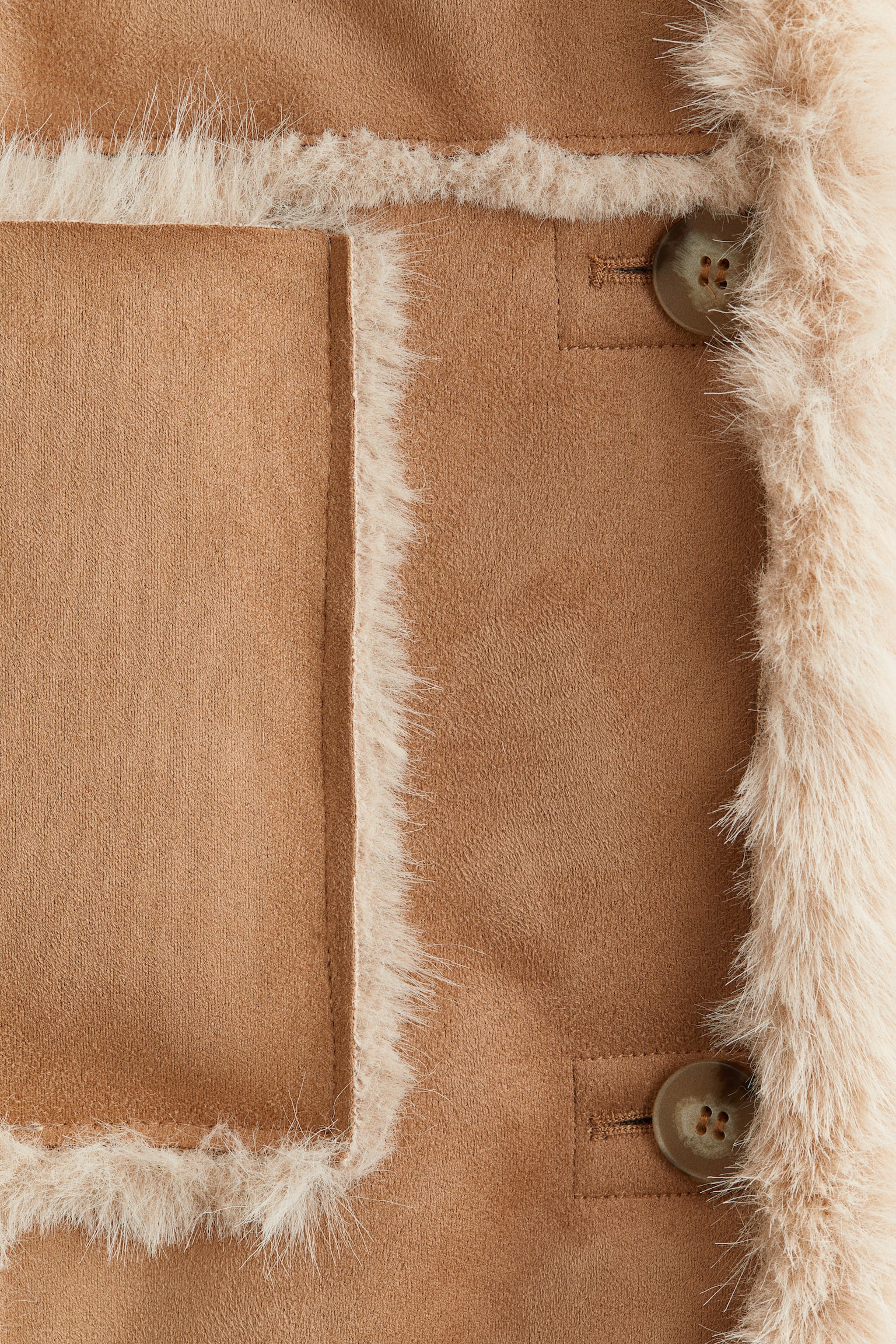 Single-breasted coat - Beige - 6