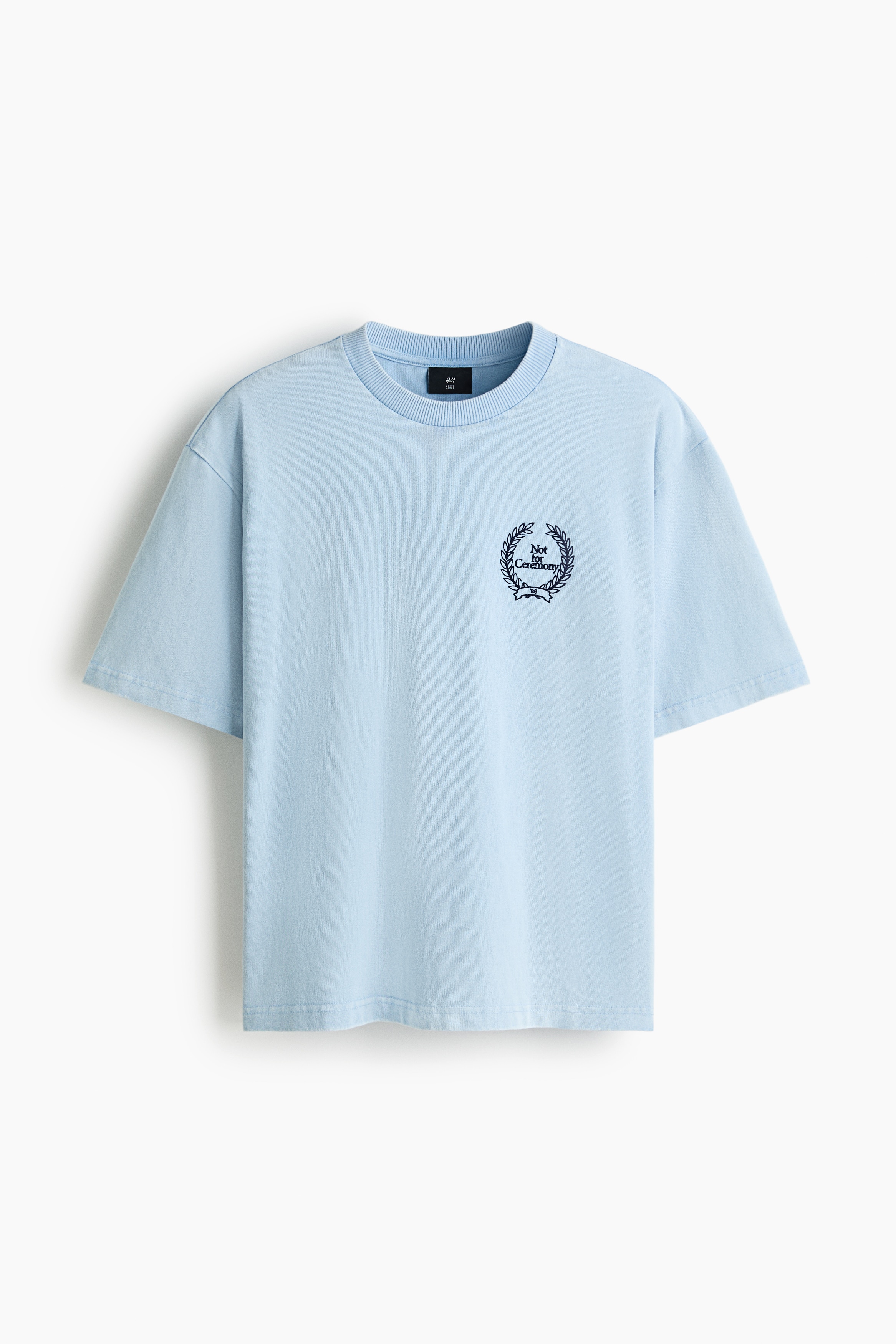 T-shirt Loose Fit - Bleu clair/Not for Ceremony/Gris clair/Fortes Fortuna/Vert vif/Golden