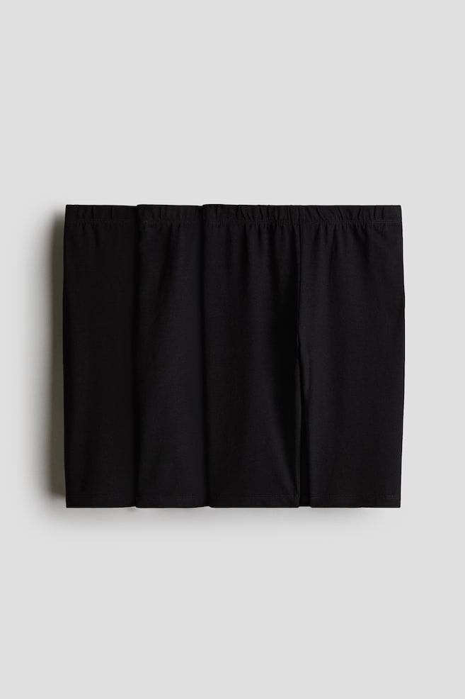 3-pack jersey cycling shorts - Black/Grey/Black/Light grey - 1
