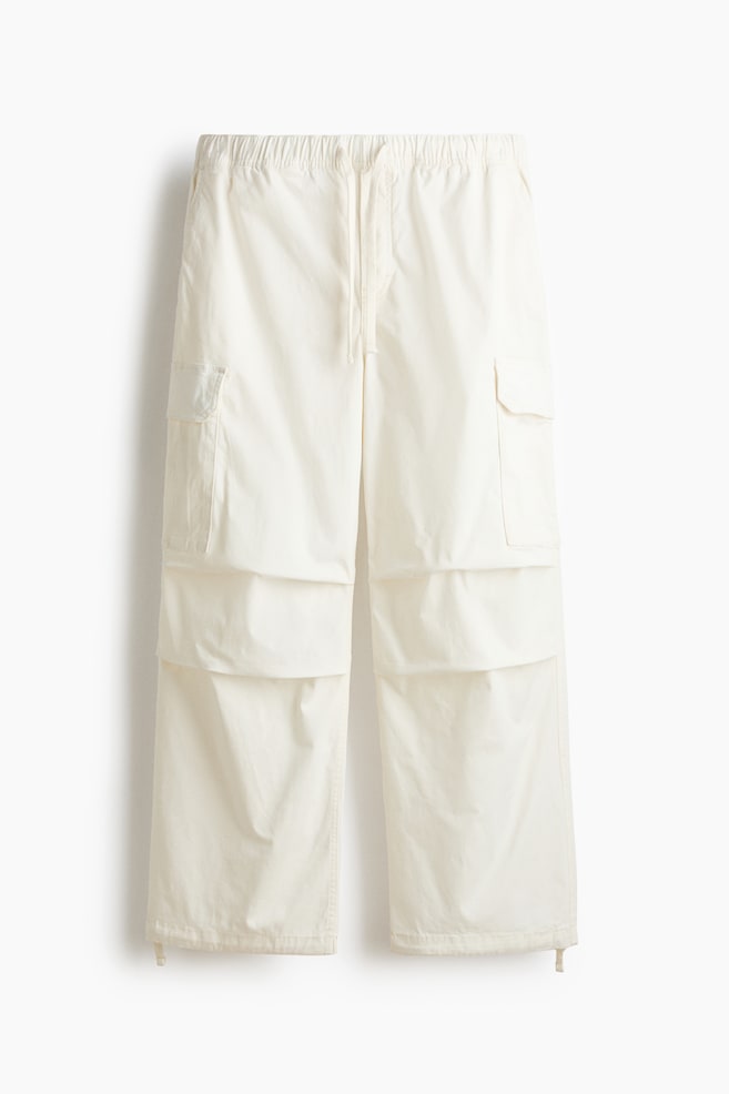 Loose Fit Cargo trousers - Cream/Black/Dark mole/Light beige - 1