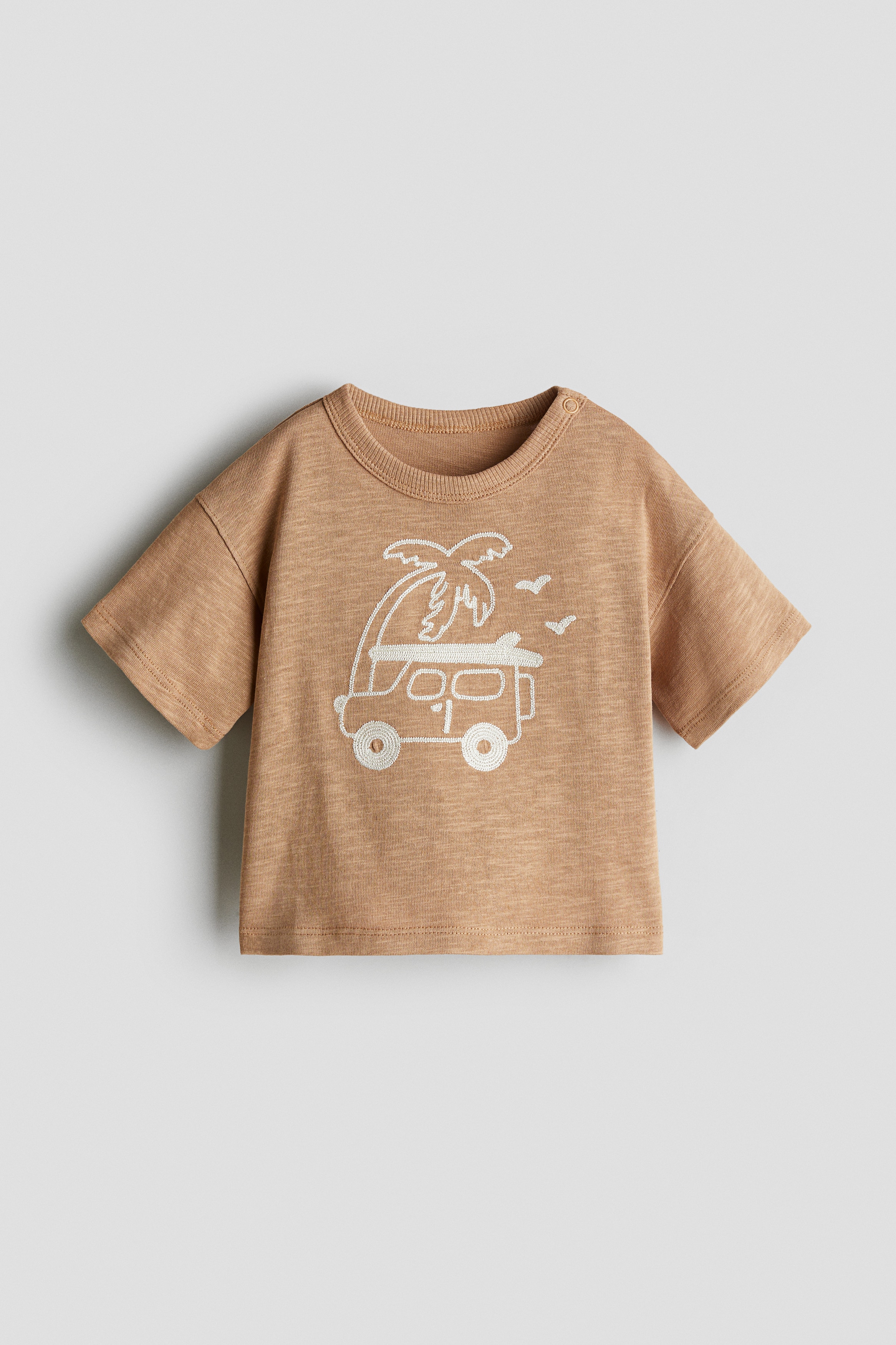 T-shirt met print - Beige/Jeep/Blauw/Surf club/Lichtblauw/Chasin' waves