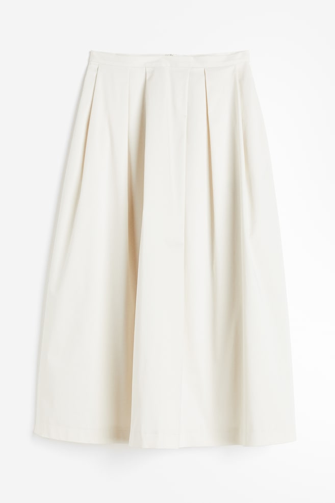 A-line cotton skirt - 2