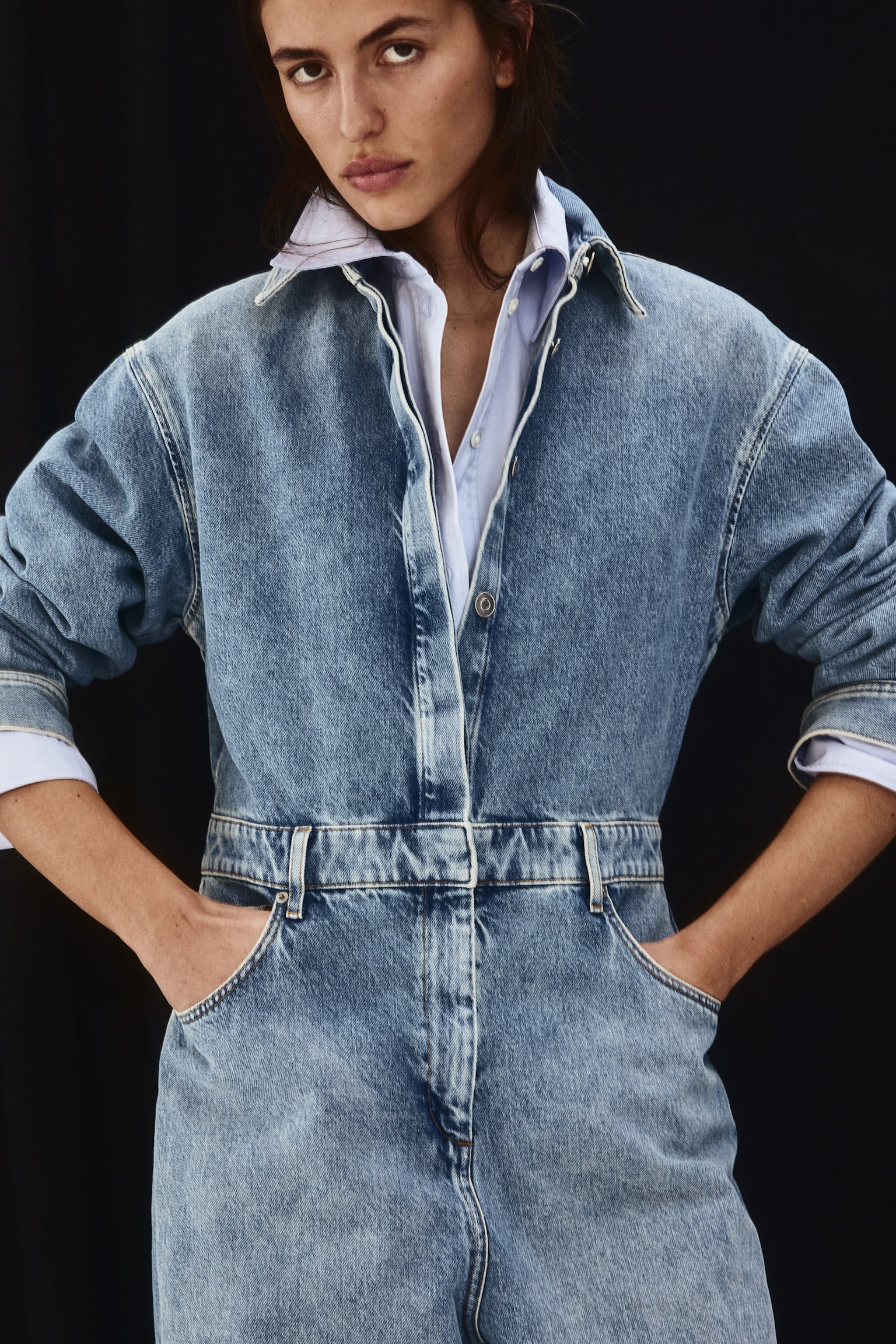 Denim boilersuit - Light denim blue - 9