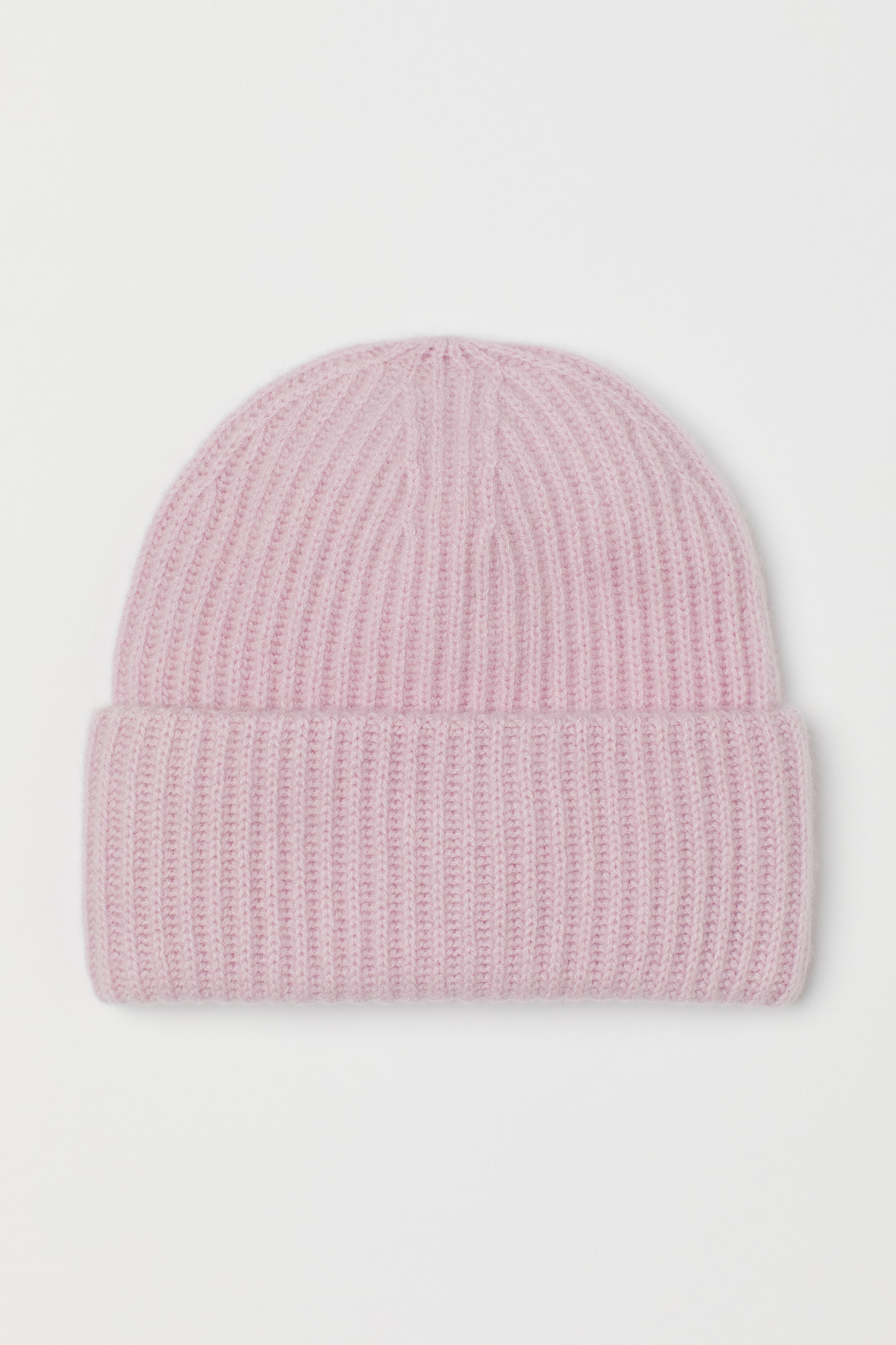 Größeres Bild ansehen: Gerippte Kaschmirmütze - Hellrosa - Ladies | H&M DE 1