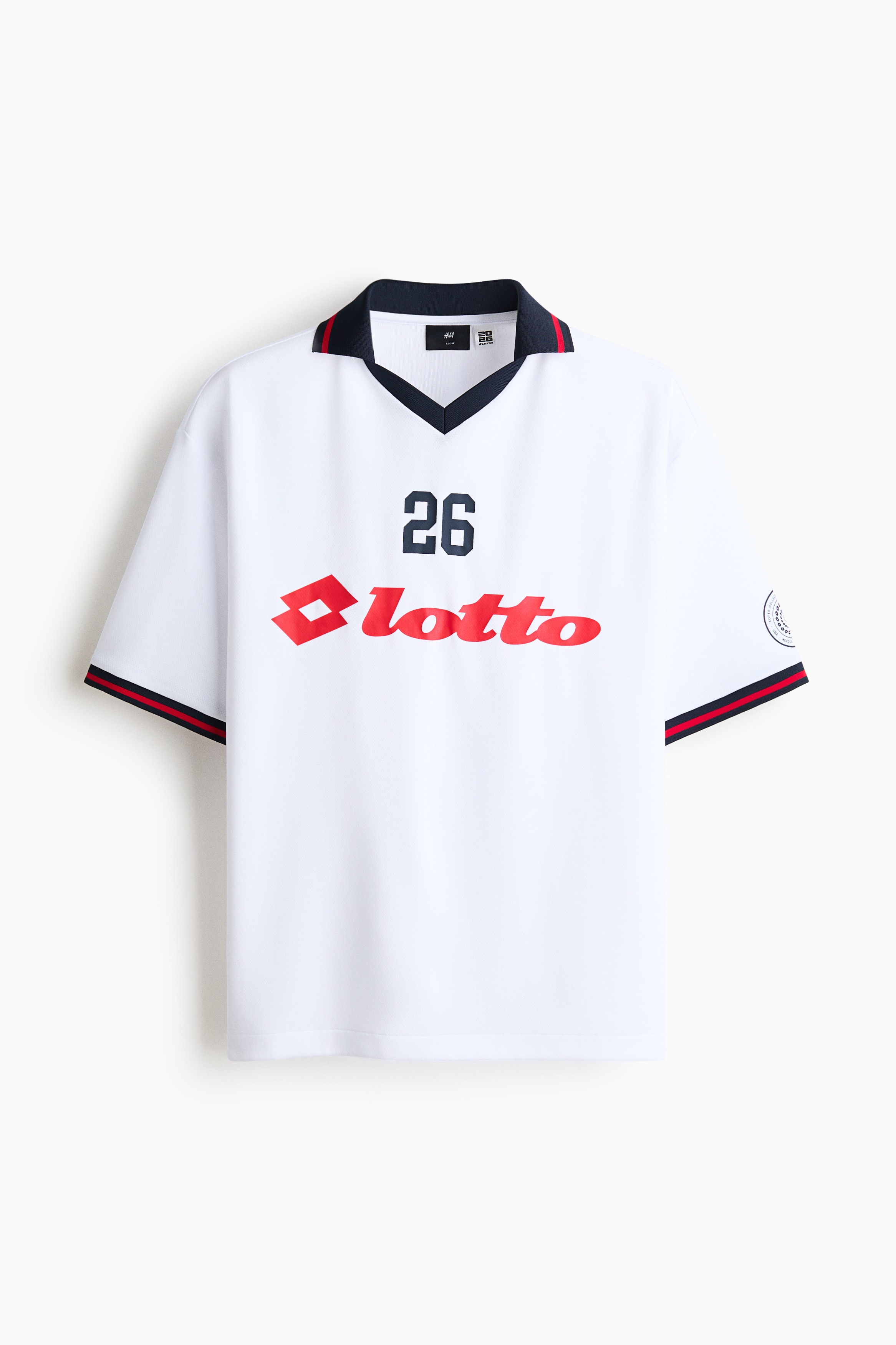 Maillot de soccer ample - Blanc/Loto/Blanc/Lotto/Marine/Lotto/Vert/Loto/Rouge/Lotto/Noir/Lotto/Bleu/Lotto