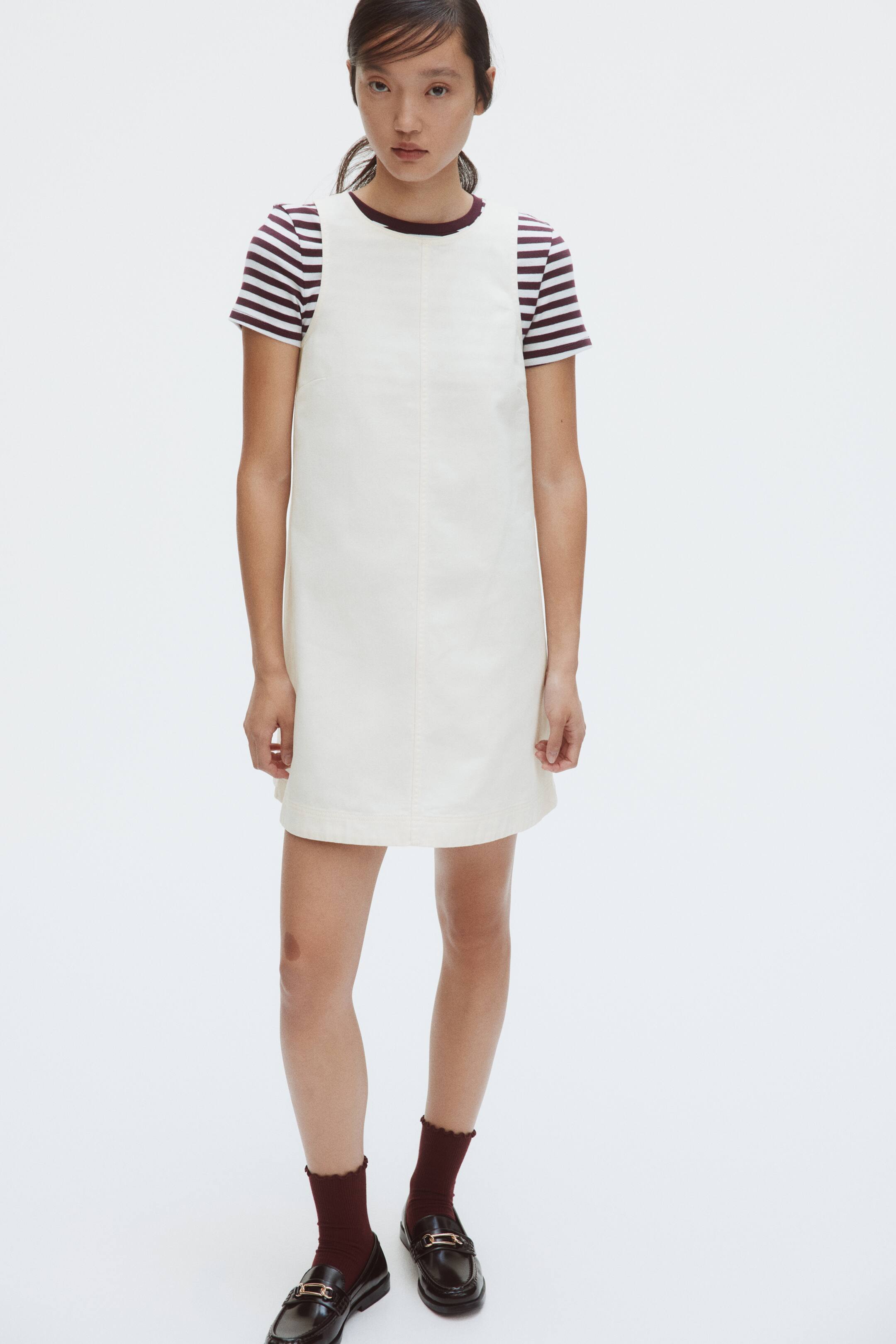 Xem ảnh lớn hơn: Váy suông không tay - Màu kem - Ladies | H&M VN 2