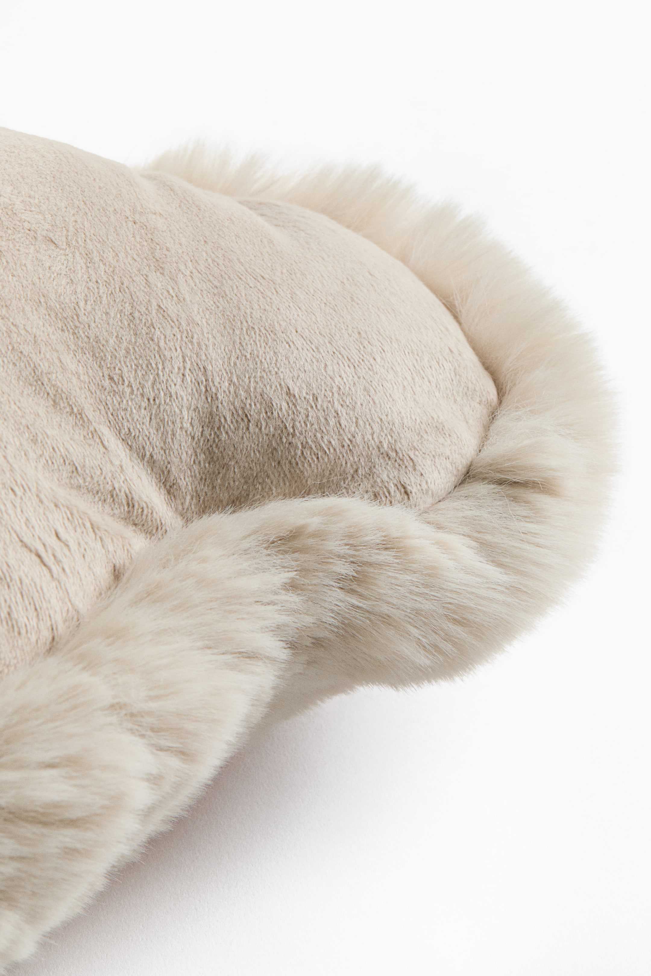 Fluffy Bear-Shaped Cushion