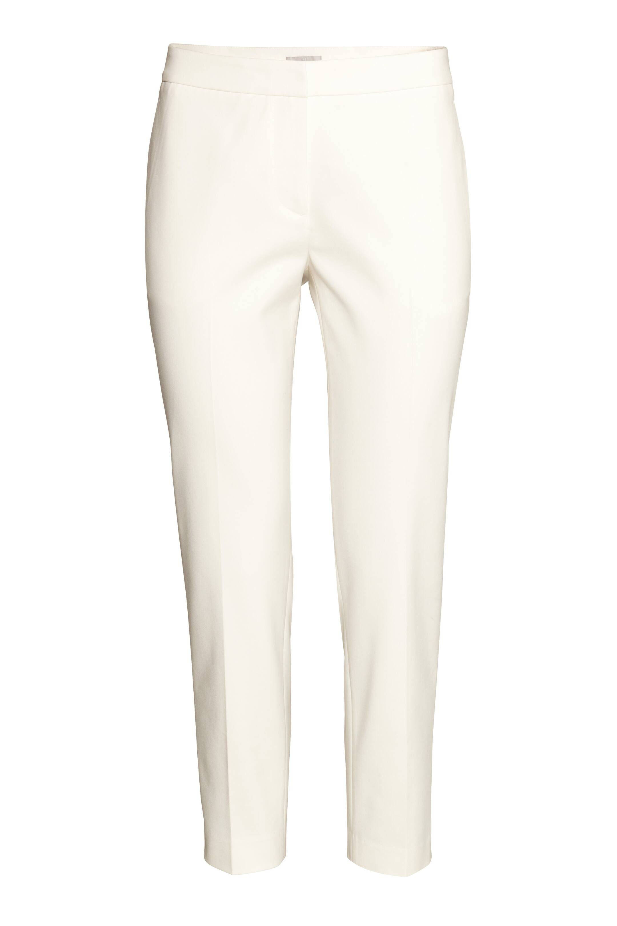 Ver imagem maior: Calças de fato - Branco cru - SENHORA | H&M PT 1