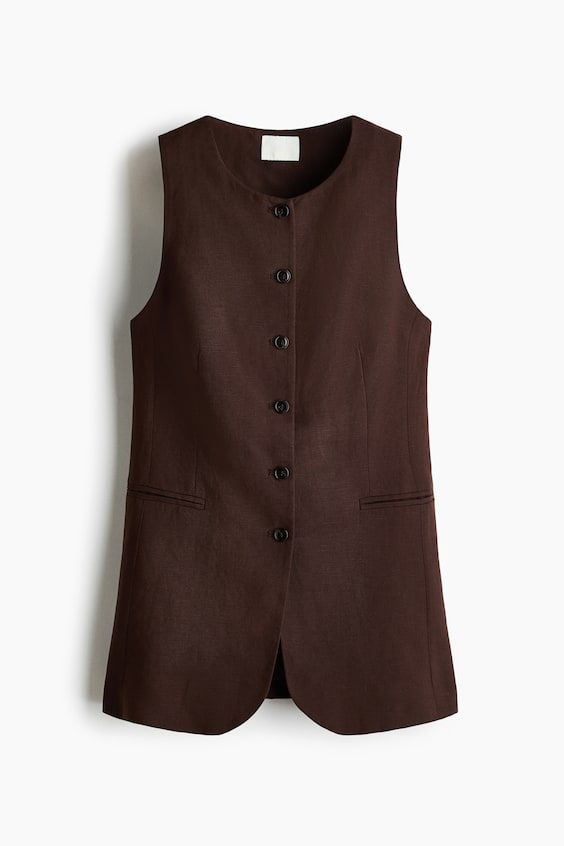 Женские жилеты H&M Long Vest
