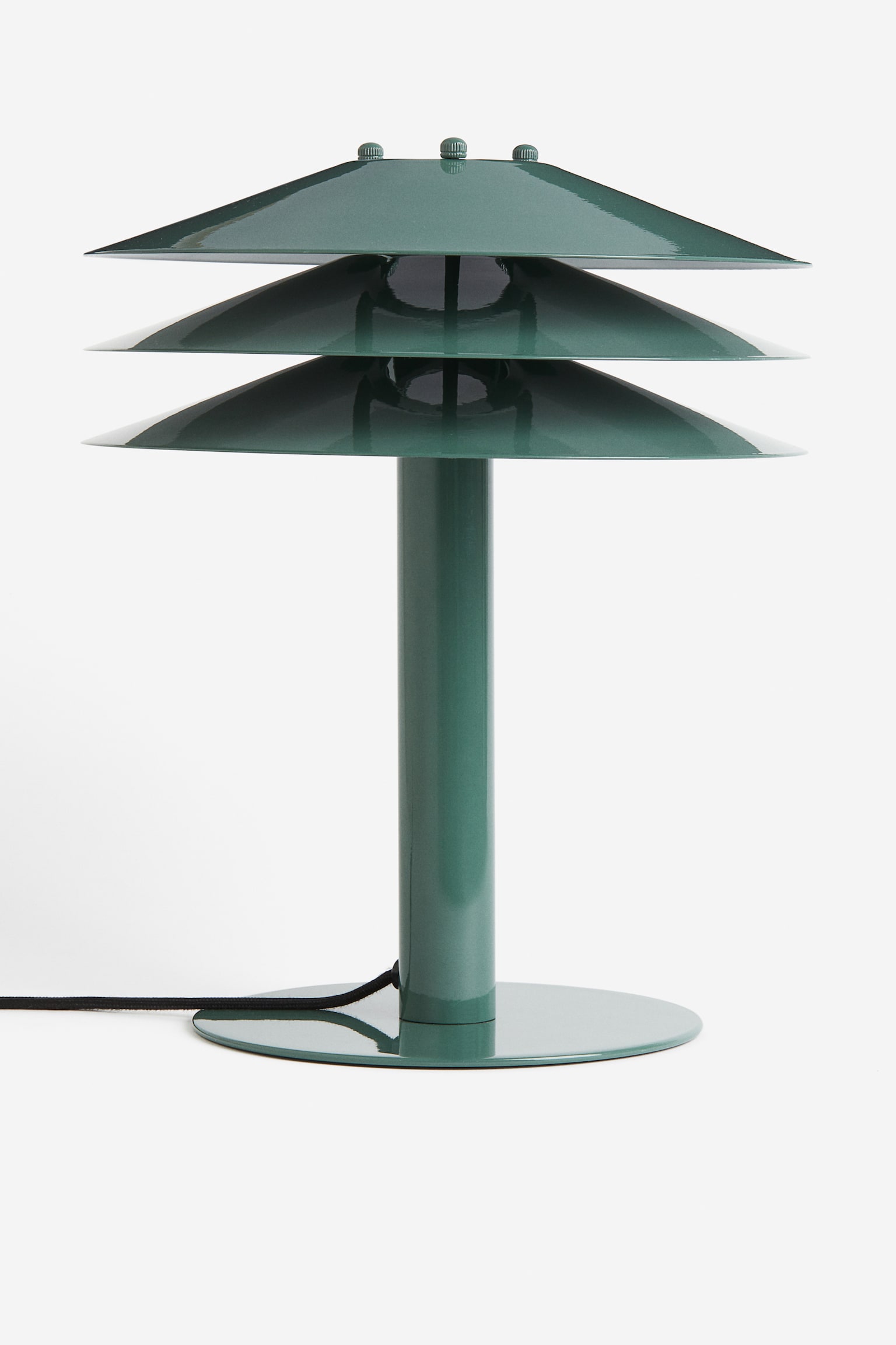 Metal table lamp - Dark green - 1