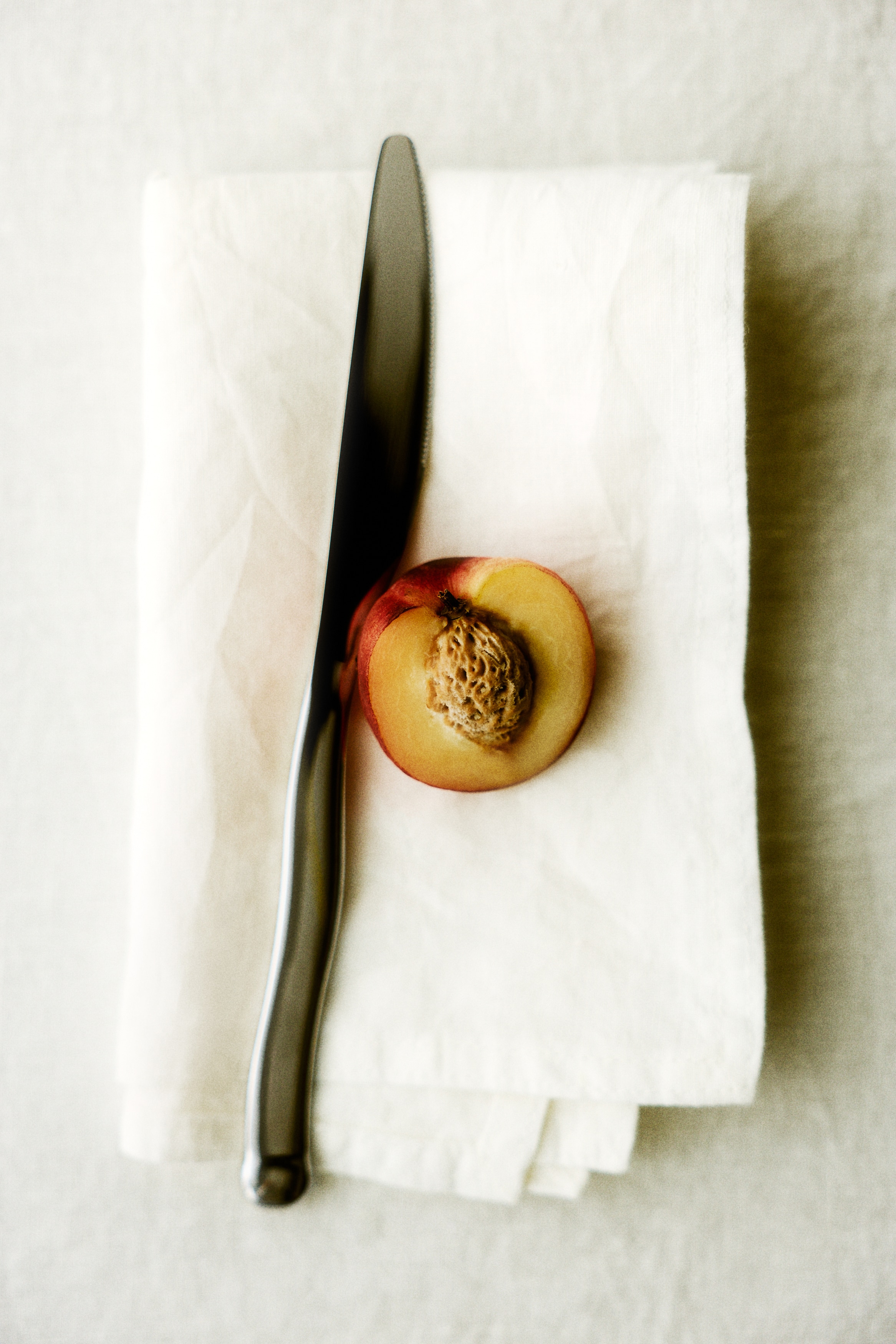 Ubrousek z lněné směsi 2 kusy - Bílá/Béžová