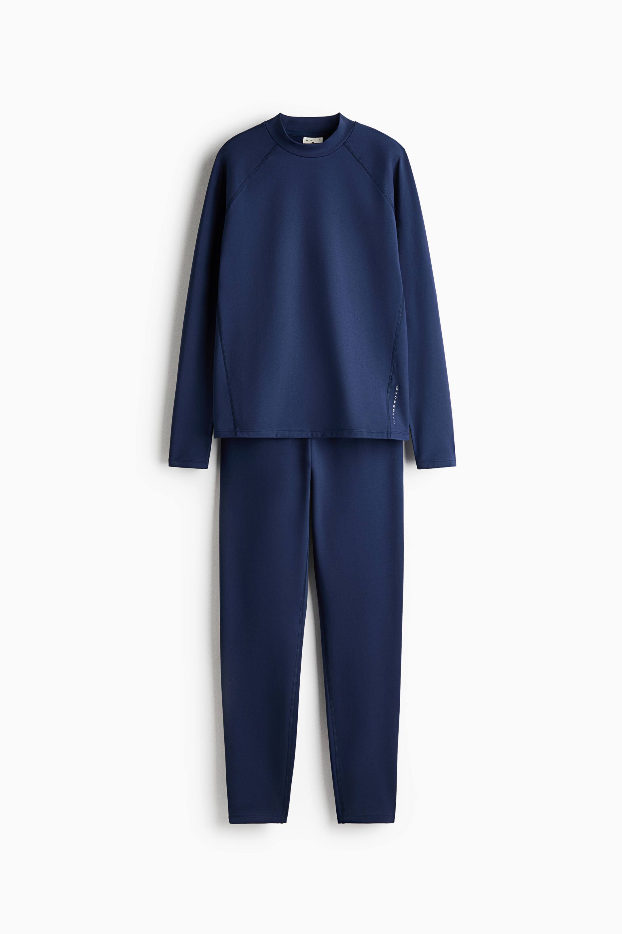 View larger image: 2-piece warming base layer set with ThermoMove™ - Dark blue - Kids | H&M 1