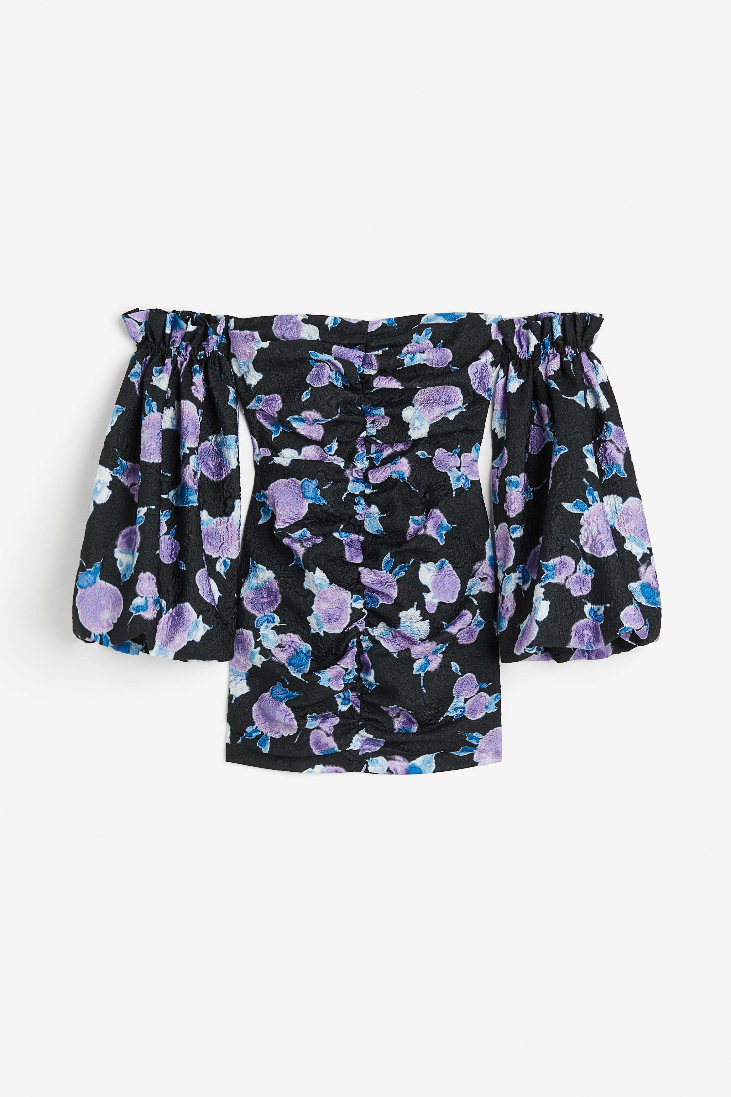 ROTATE x H&M Crinkle Puff Sleeve Dress - U-Boot-Ausschnitt  