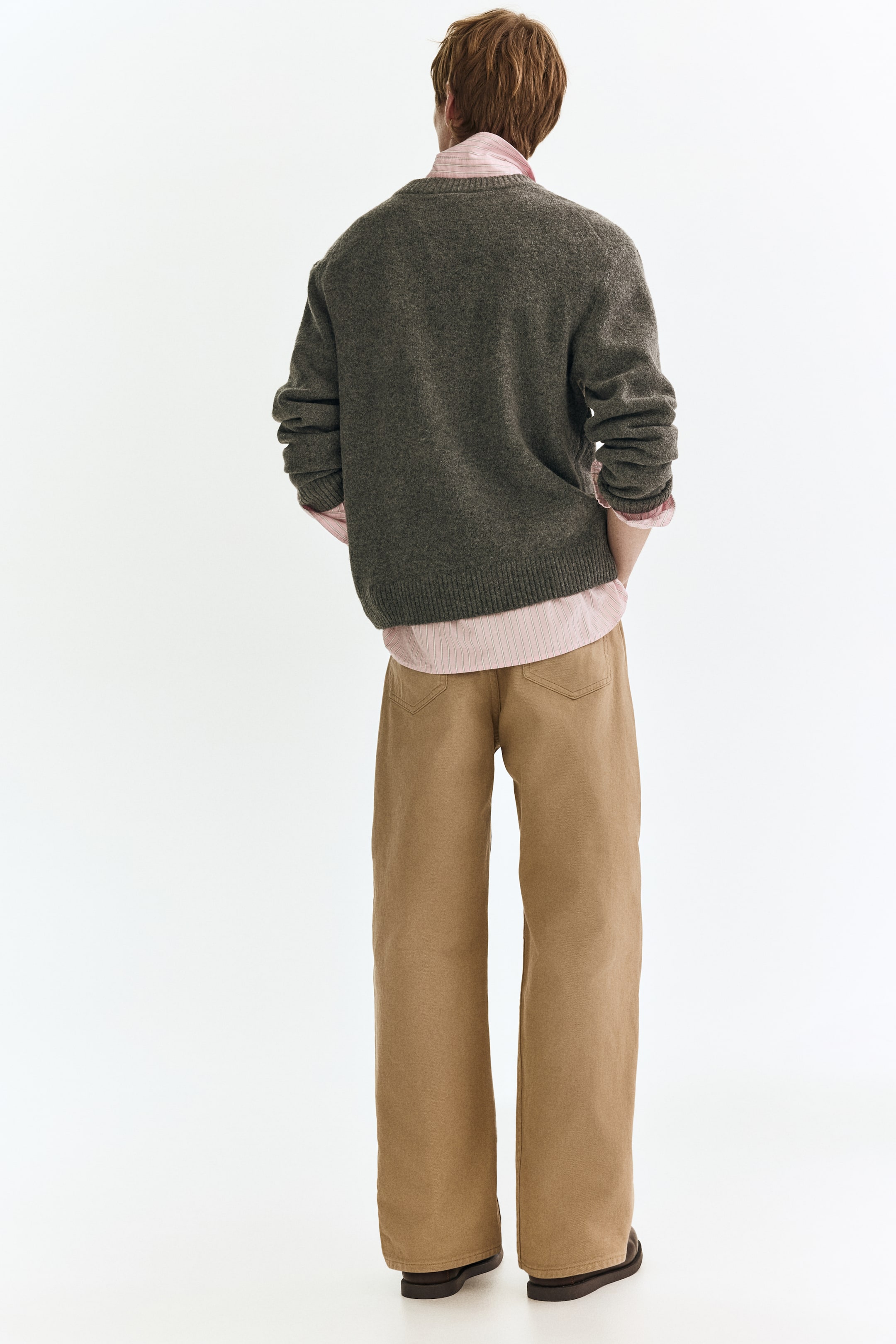 Мужские брюки H&M Relaxed-Fit Pants — фото 4