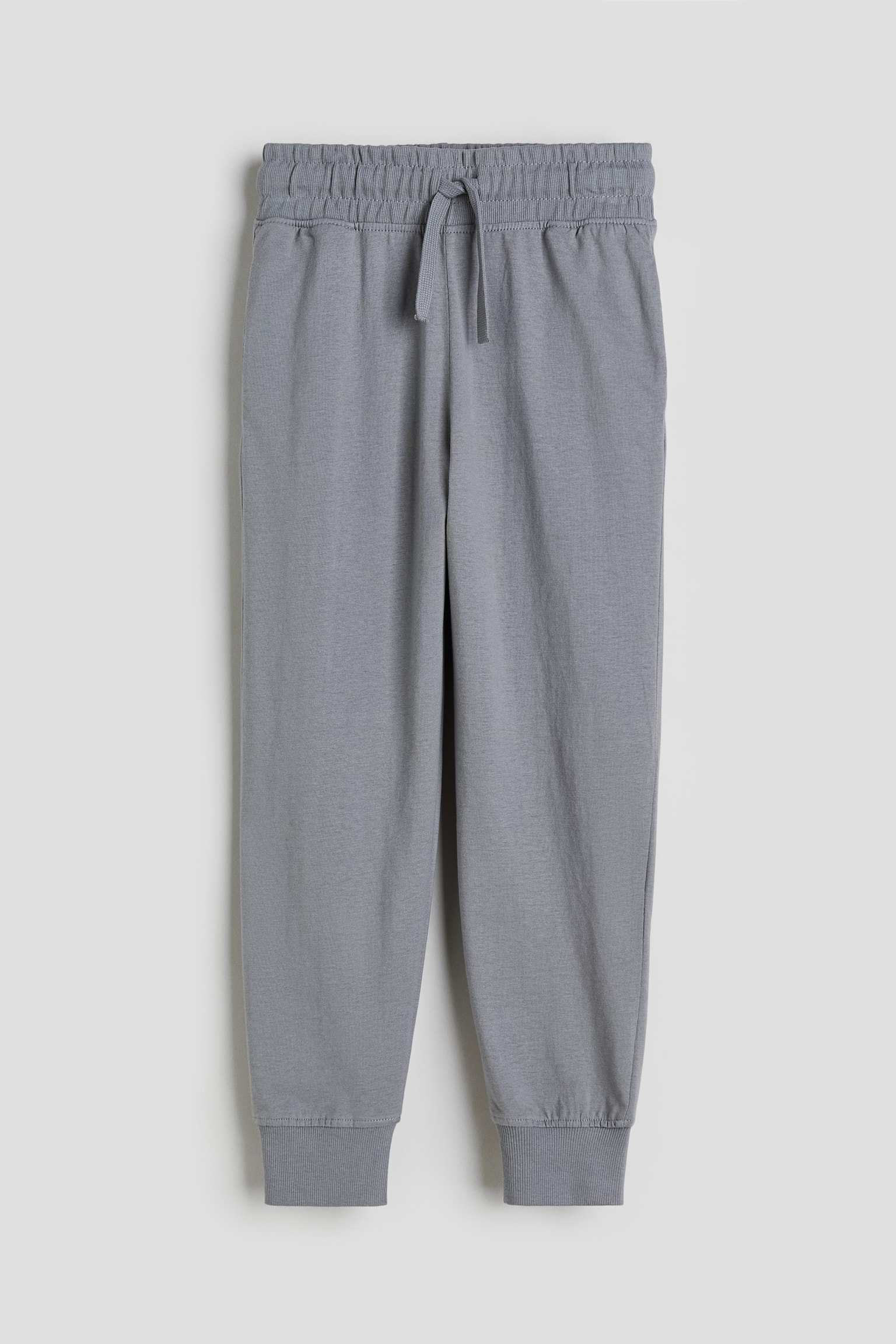 Cotton jersey joggers - Grey/Black/Light grey marl/Navy blue - 1