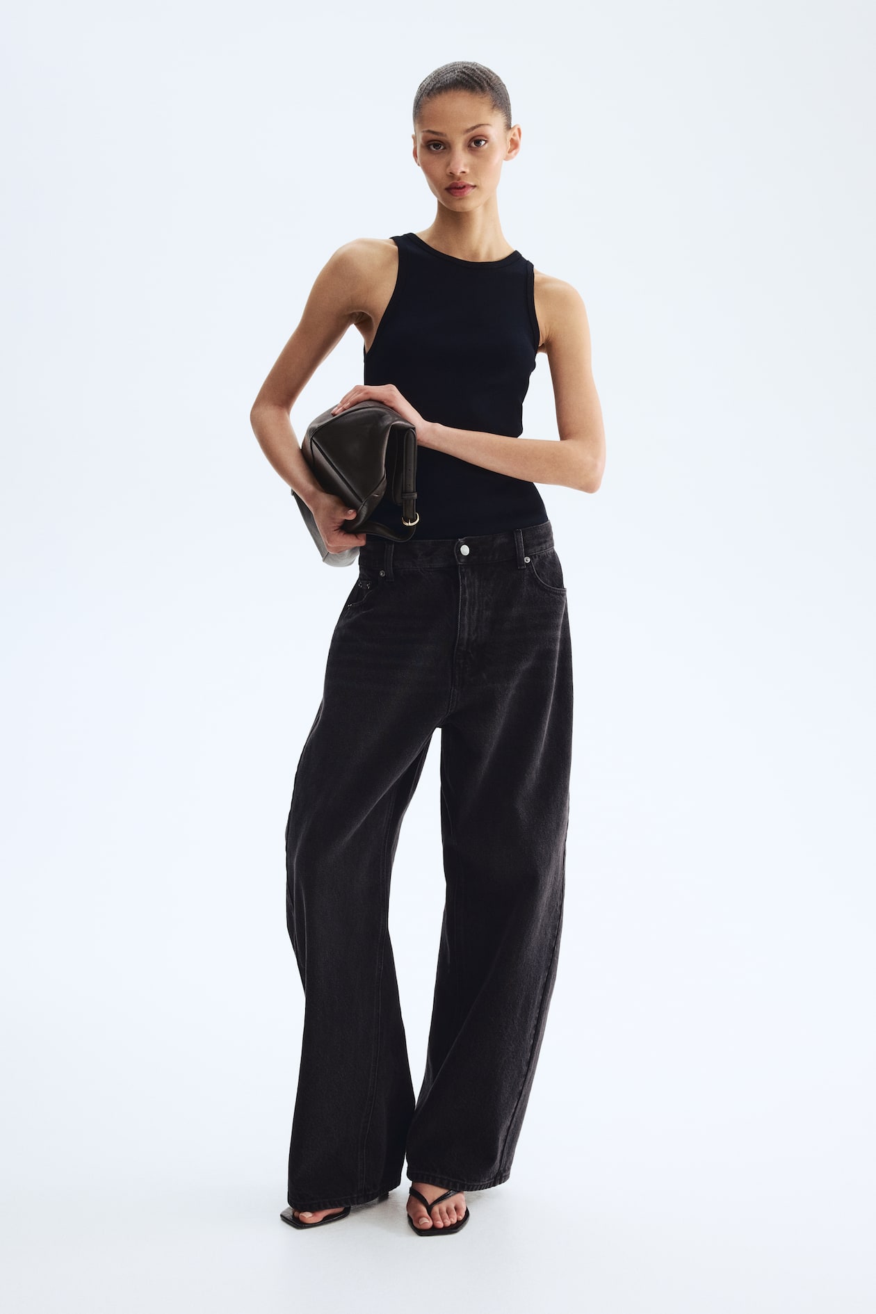 Ribbed Silk-Blend Tank Top - image 3