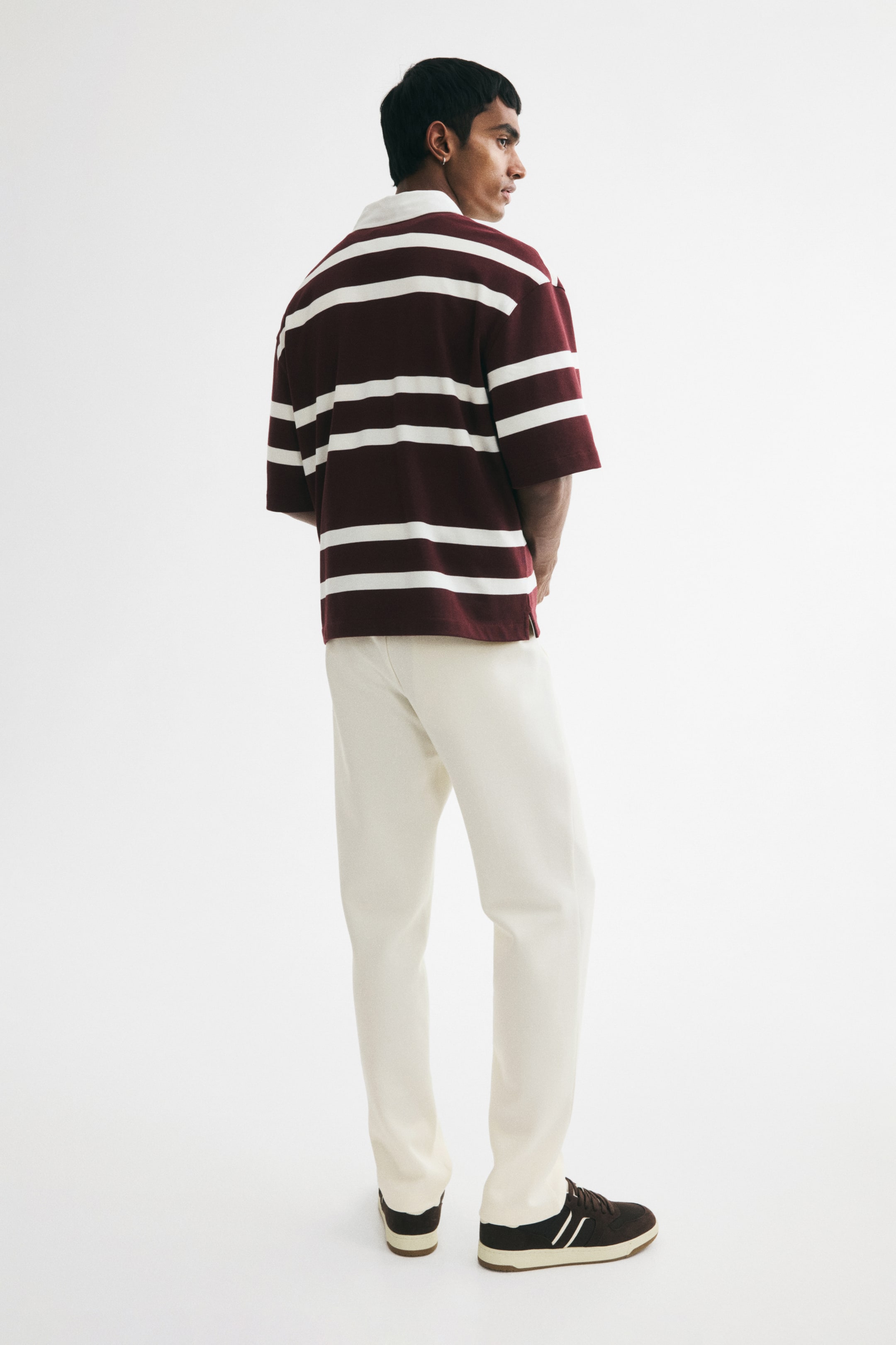 Regular-Fit Interlock Crease-Front Joggers