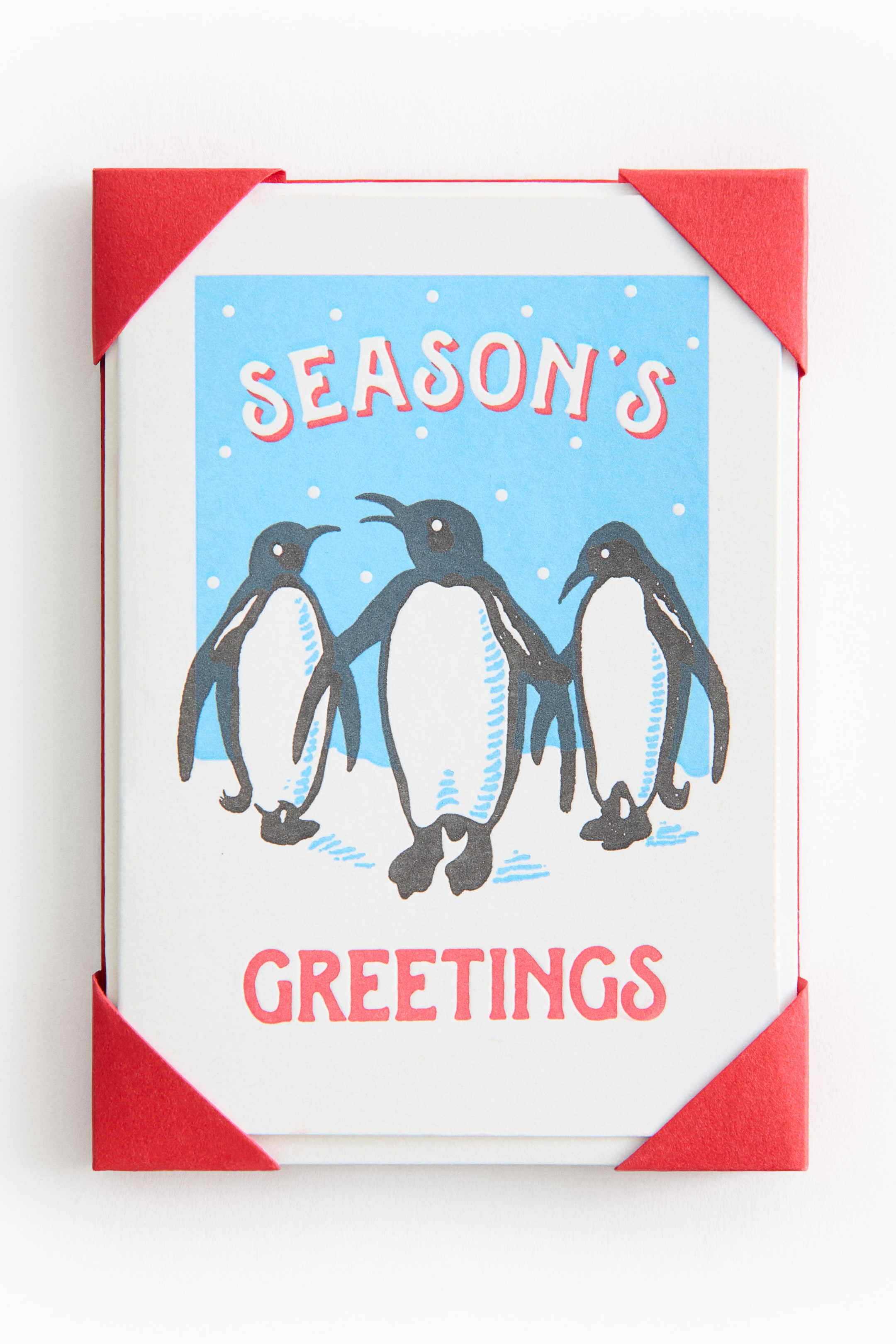 Visa större bild: Pingviner Notelet Julkortspaket - Blå - Archivist Gallery - Home All | H&M SE 1