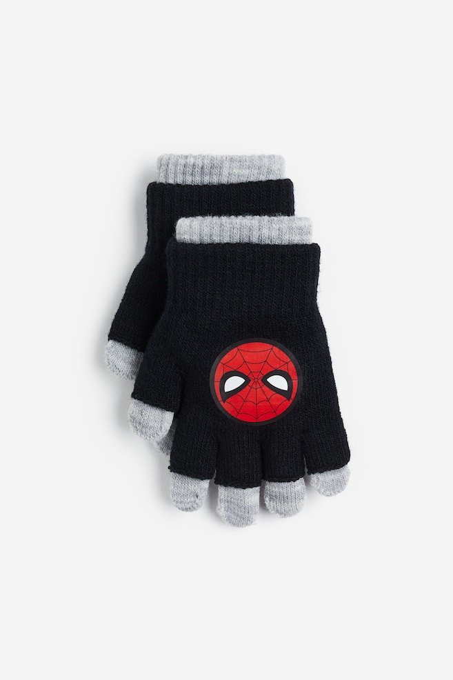 Gloves/Fingerless gloves - Black/Spider-Man/Pink/Minnie Mouse/Bright blue/Sonic the Hedgehog/Black/Pokémon/dc/dc - 1
