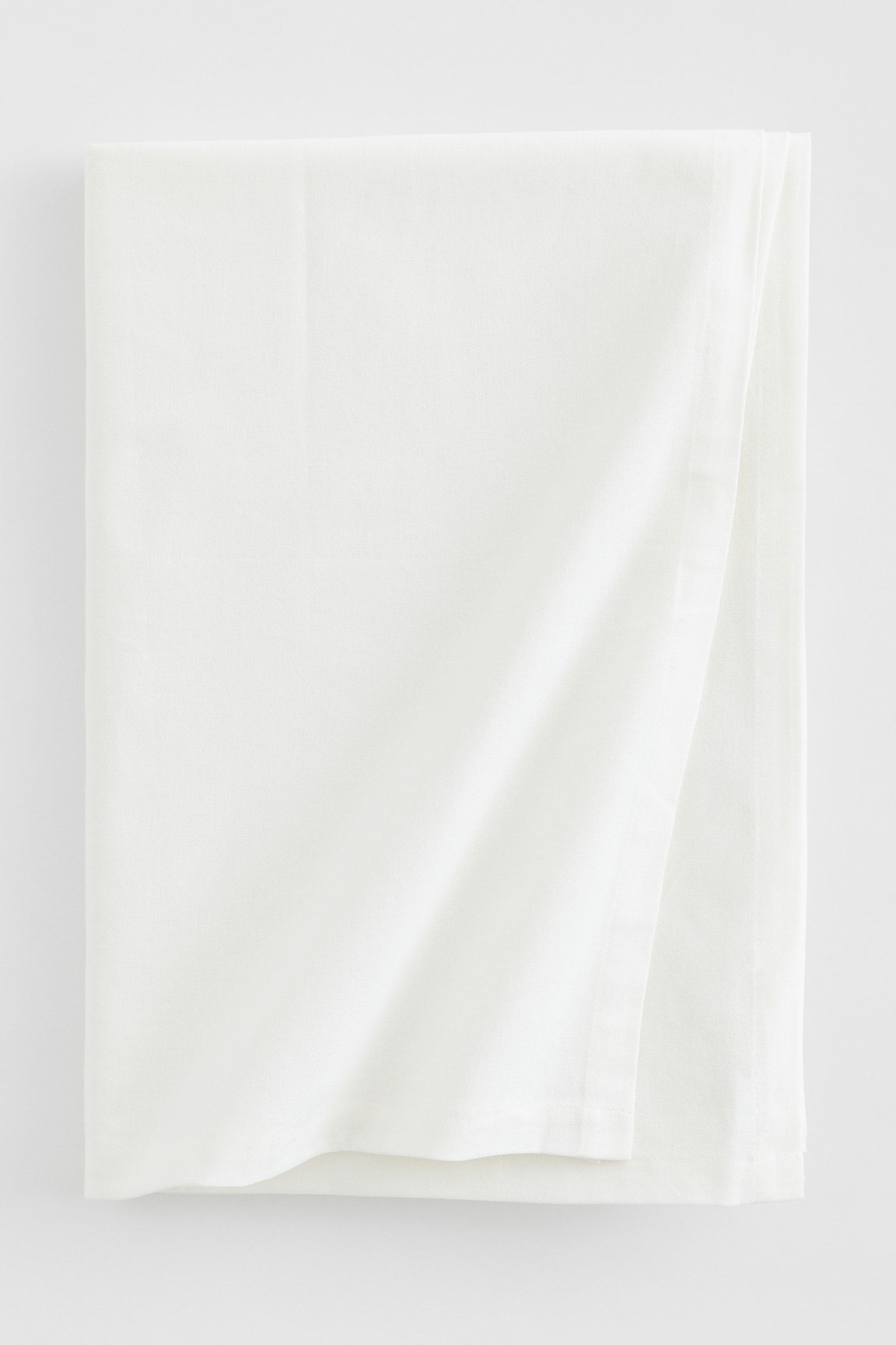 Cotton tablecloth - White/Dark red/Dark grey - 1