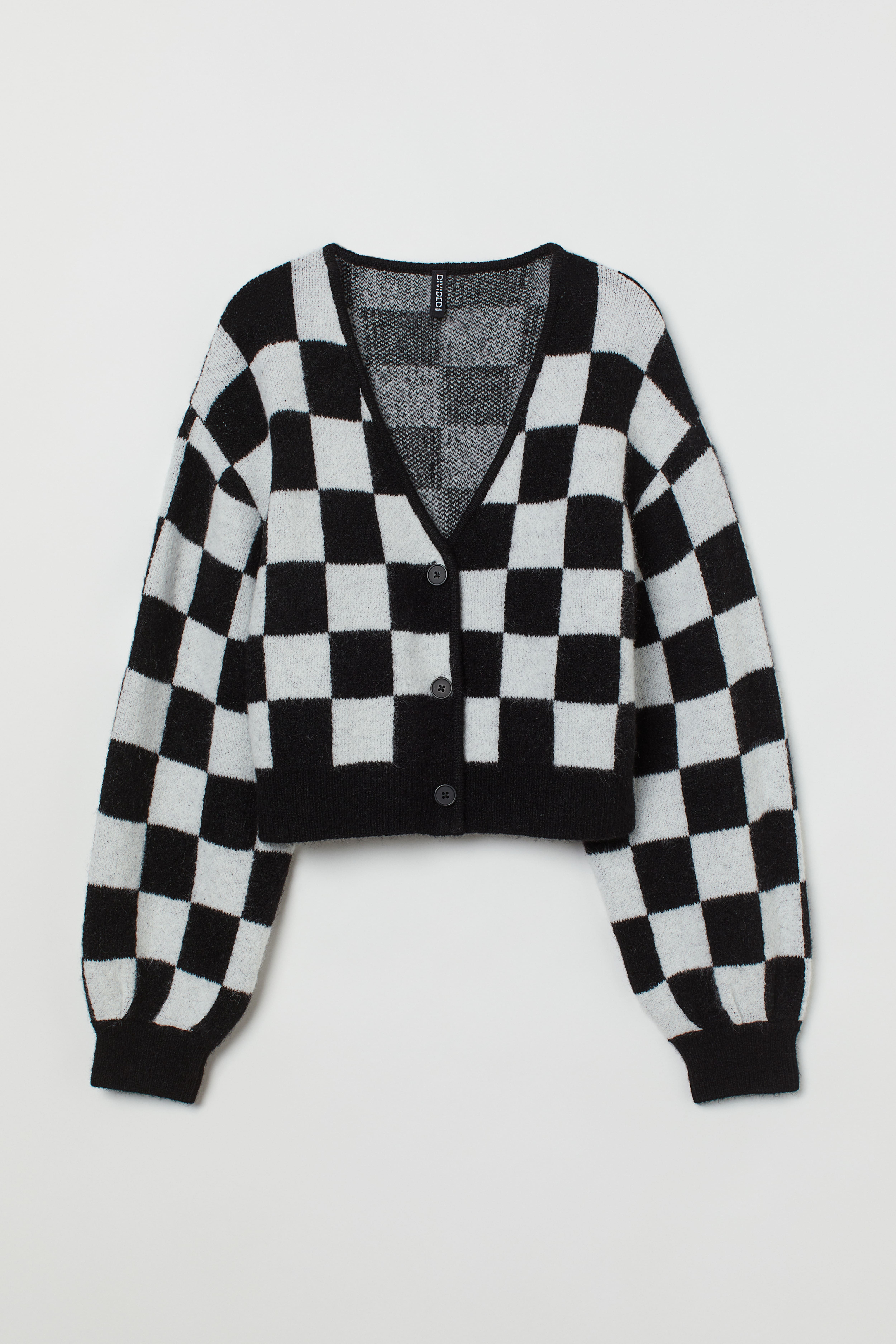 Black white cardigan best sale