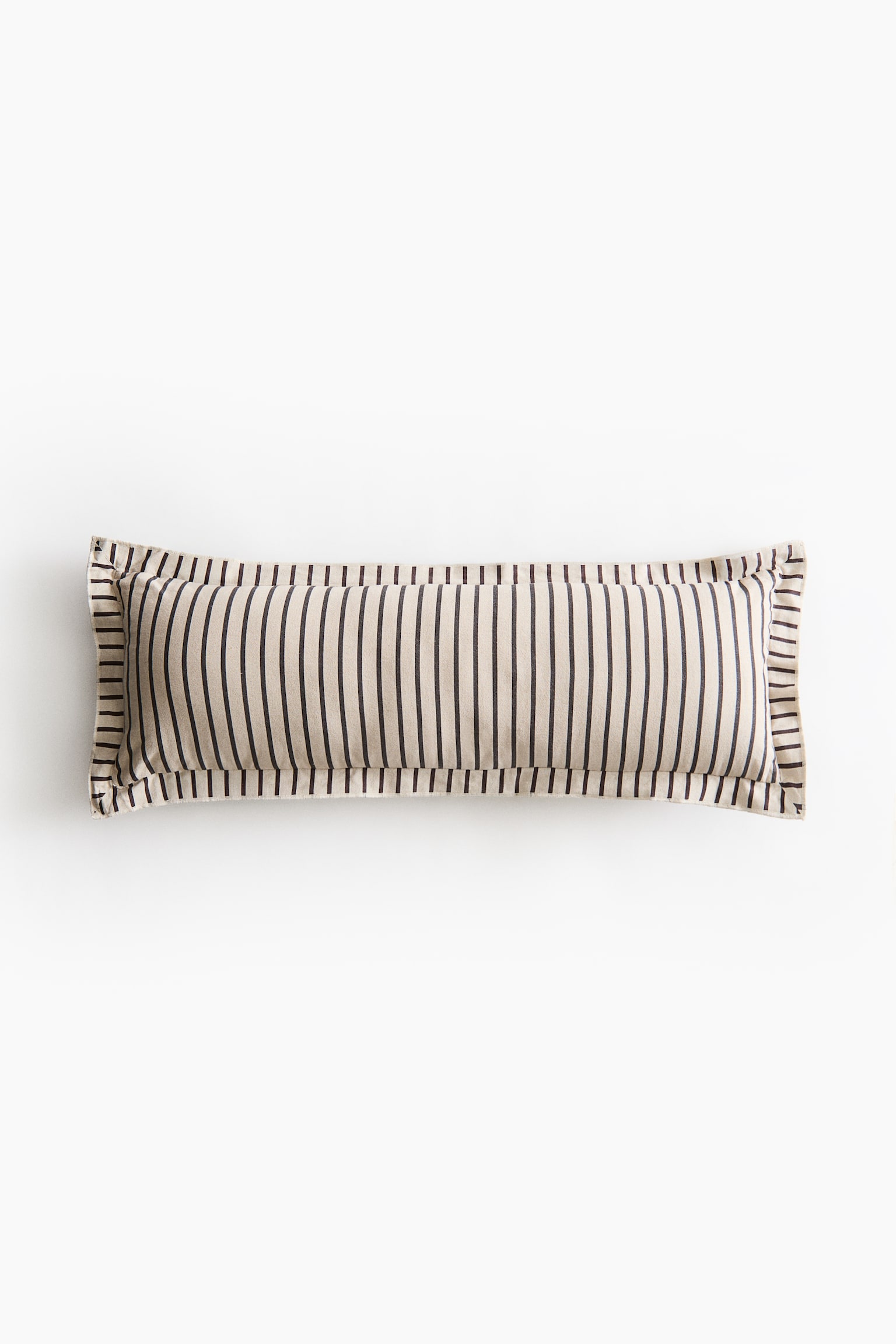 Rectangular linen-blend cushion cover - 1