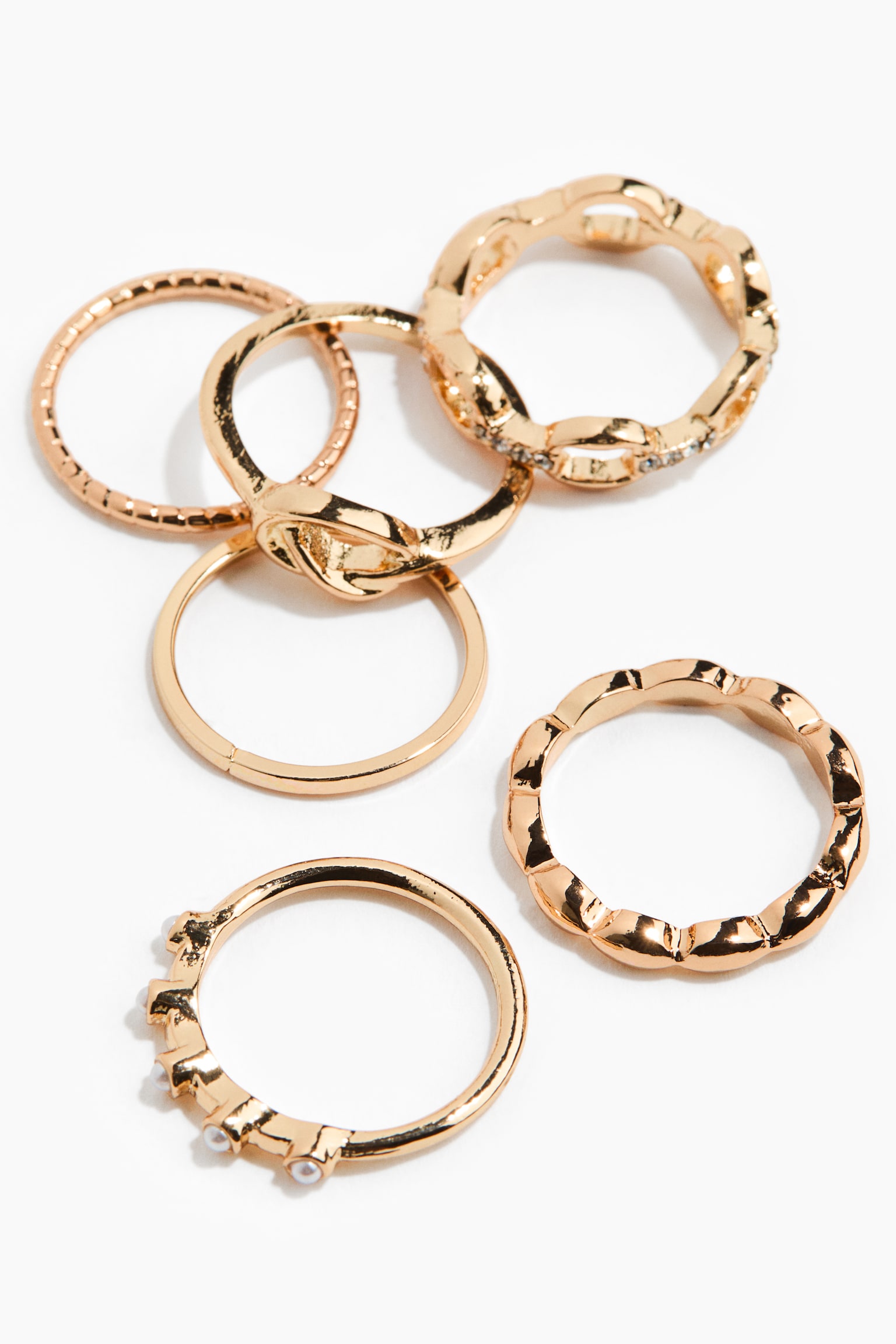6-pack rings - Gold-coloured - 2