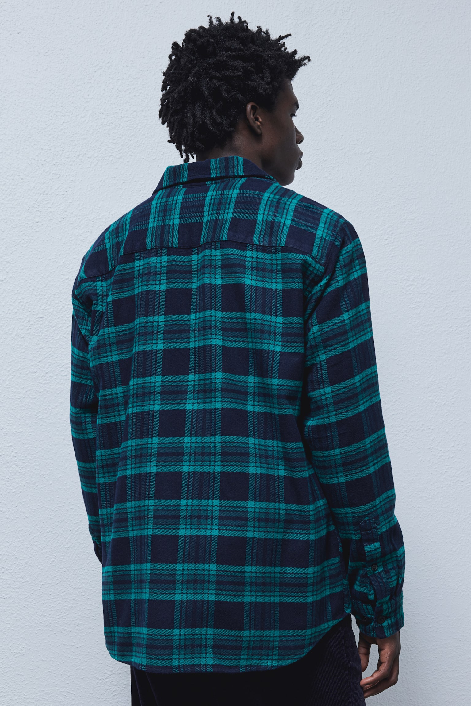 Regular Fit Flannel shirt - Dark blue/Checked/Beige/Checked/Red/Black checked - 6