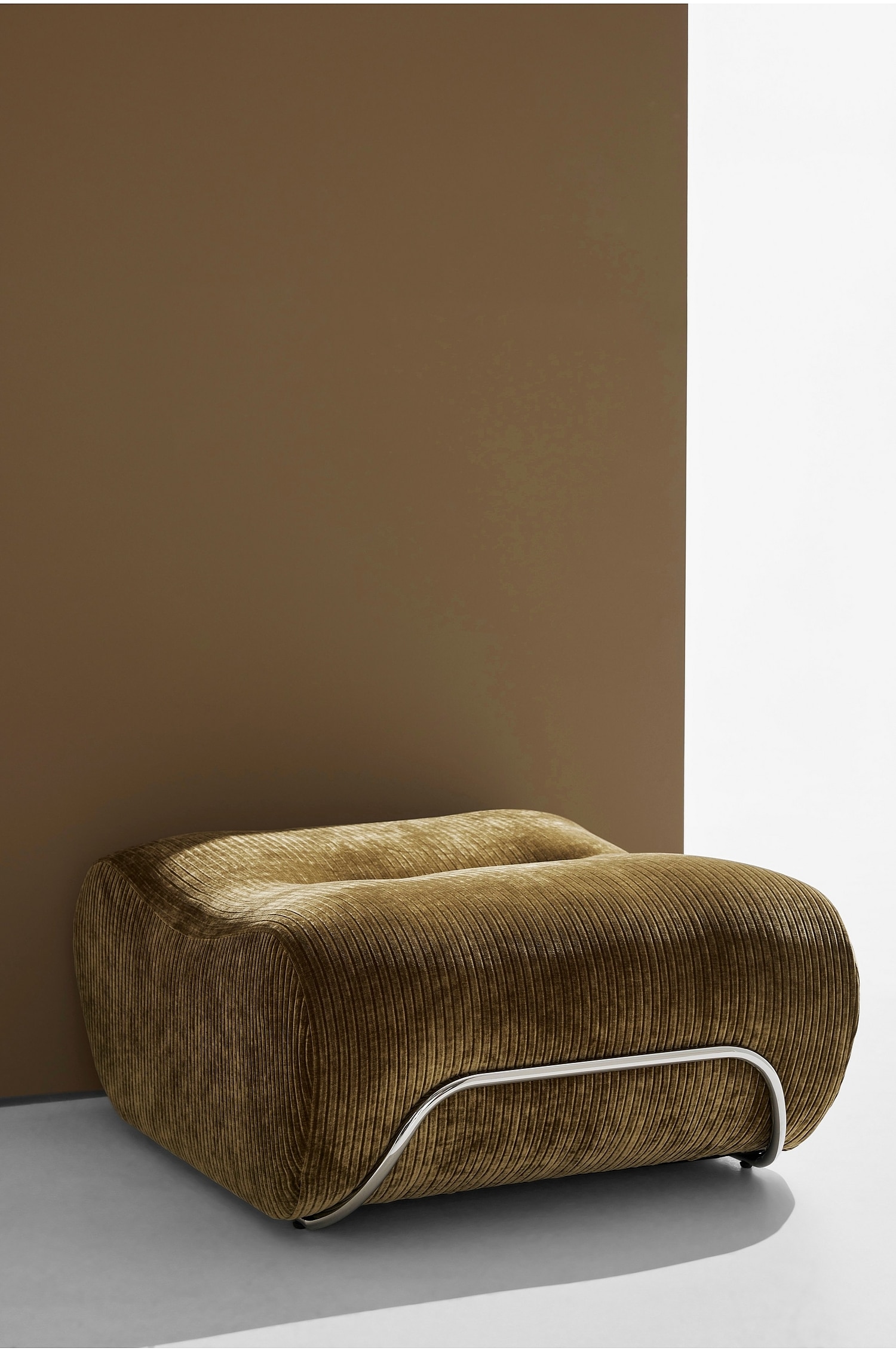 Archie Puff - Brunt/Pink Fløjlsbukser/Beige/Mokkabraun