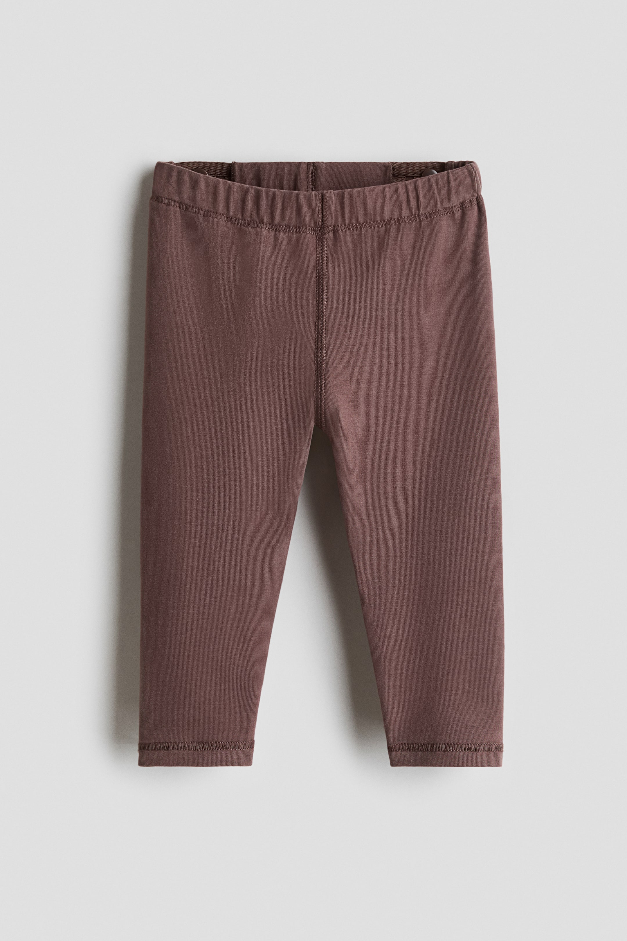Büyük resmi görüntüle: Pima cotton leggings - Kahverengi - ÇOCUK | H&M TR 1