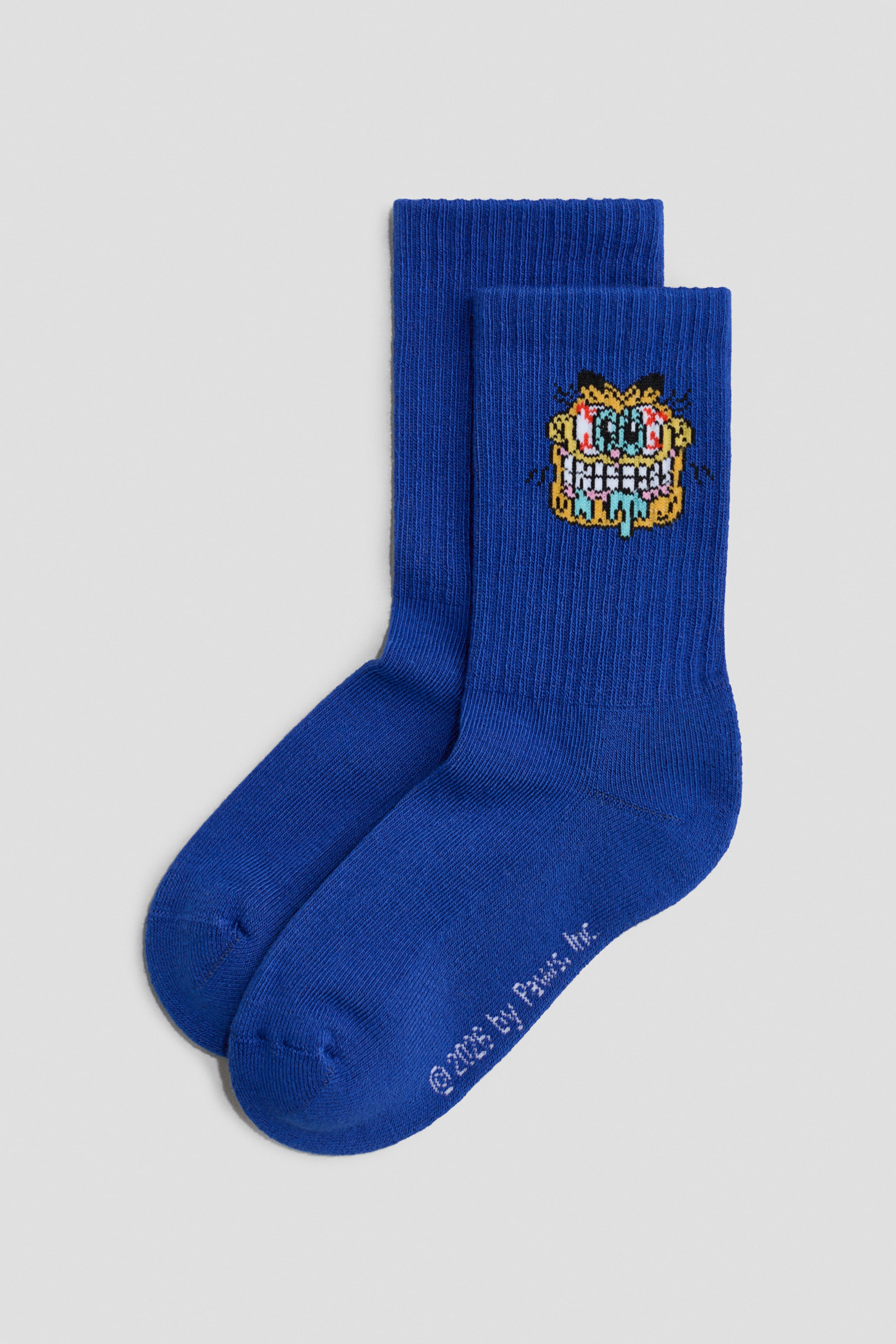 Grösseres Bild ansehen: 5er-Pack Socken mit Intarsienmotiv - Blau/Garfield - KINDER | H&M CH 2