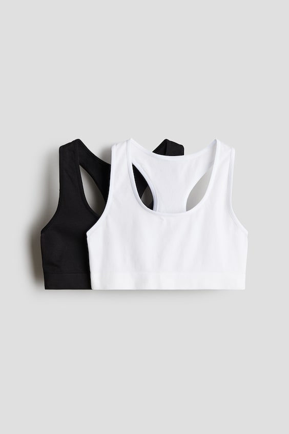 Детские топы H&M 2-pack Seamless Tops