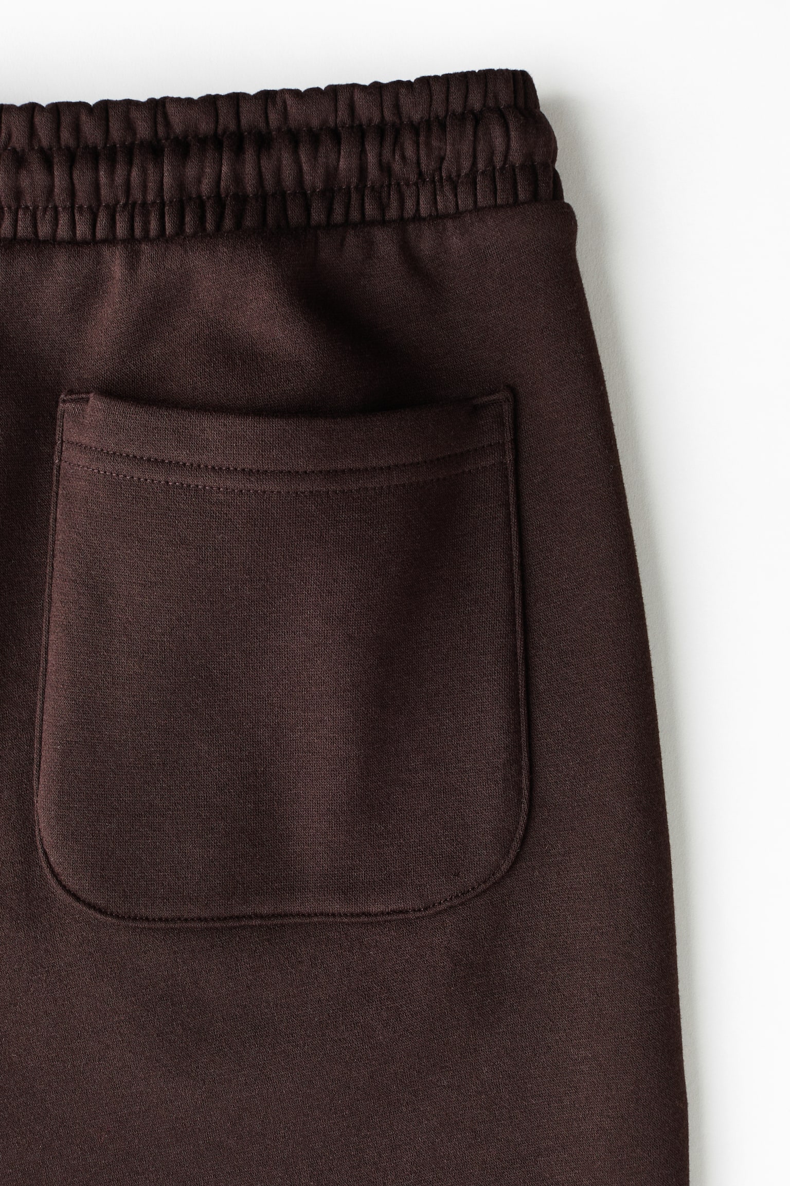 מכנסיים קצרים Regular Fit - חום כהה/אפור בהיר מלאנז'/שחור - 4