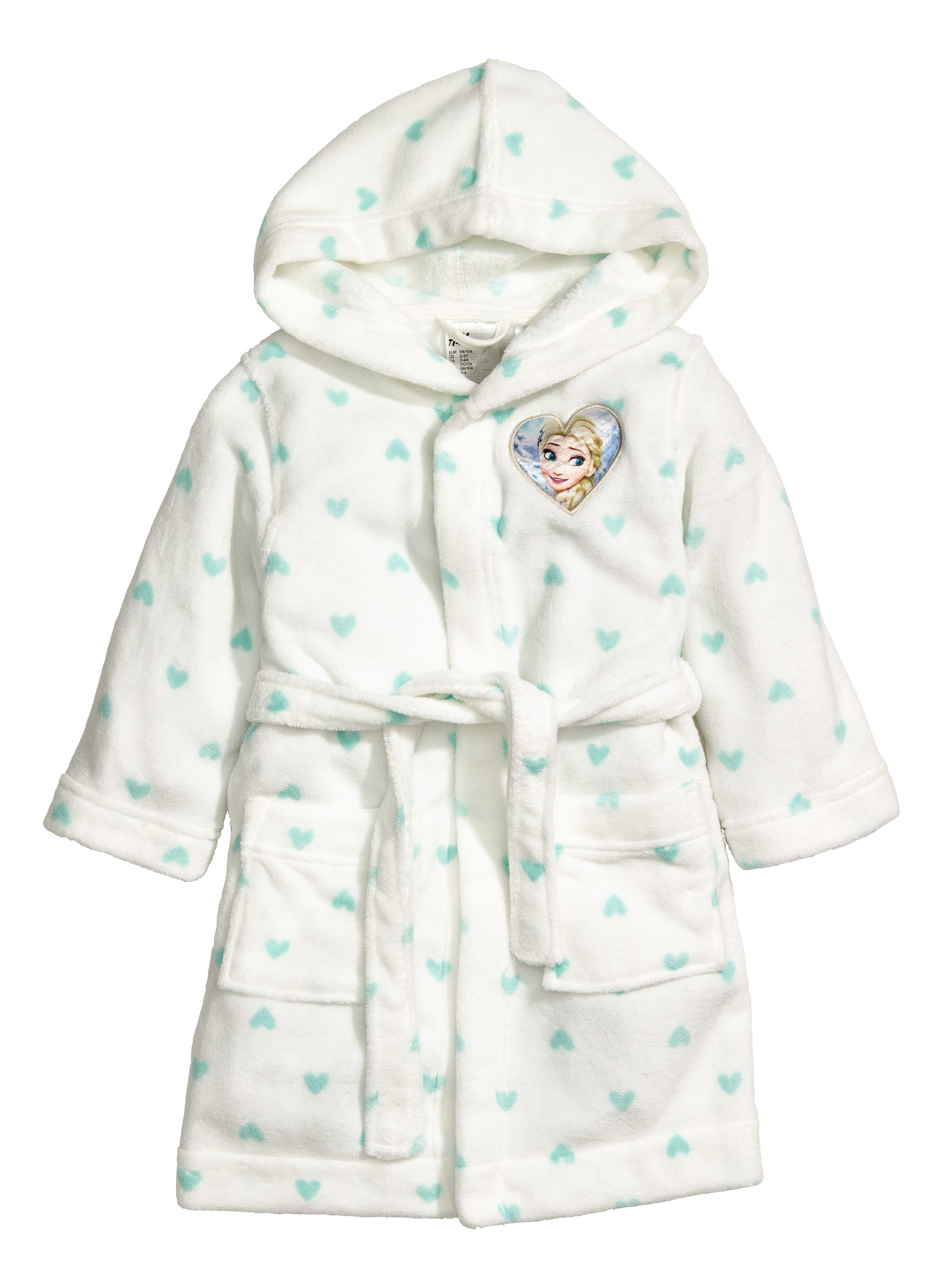 Light pink/Minnie Mouse Fleece dressing gown for kids | H&M GB