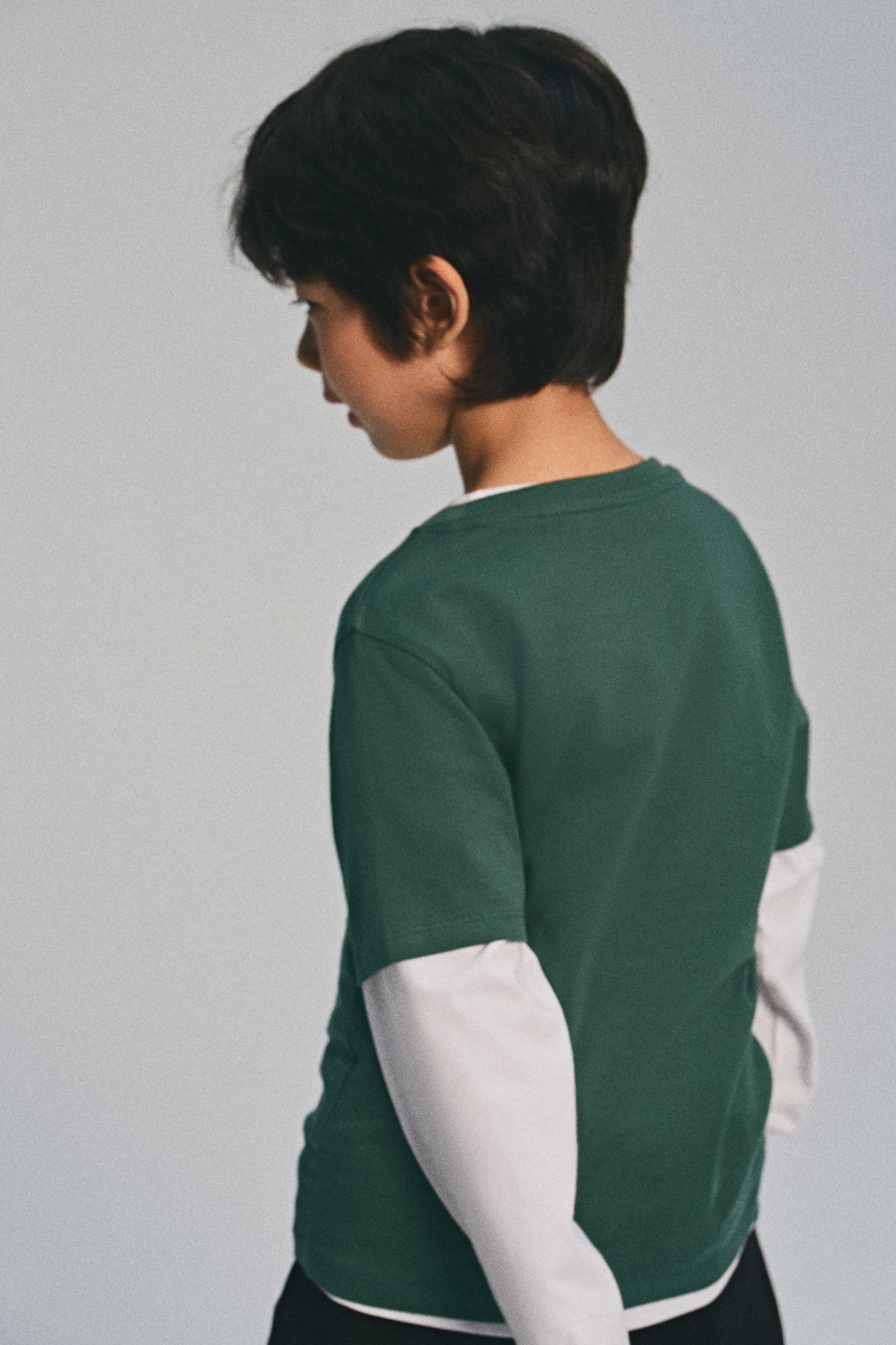 View larger image: Print-motif cotton T-shirt - Green/Jurassic World - Kids | H&M PH 3