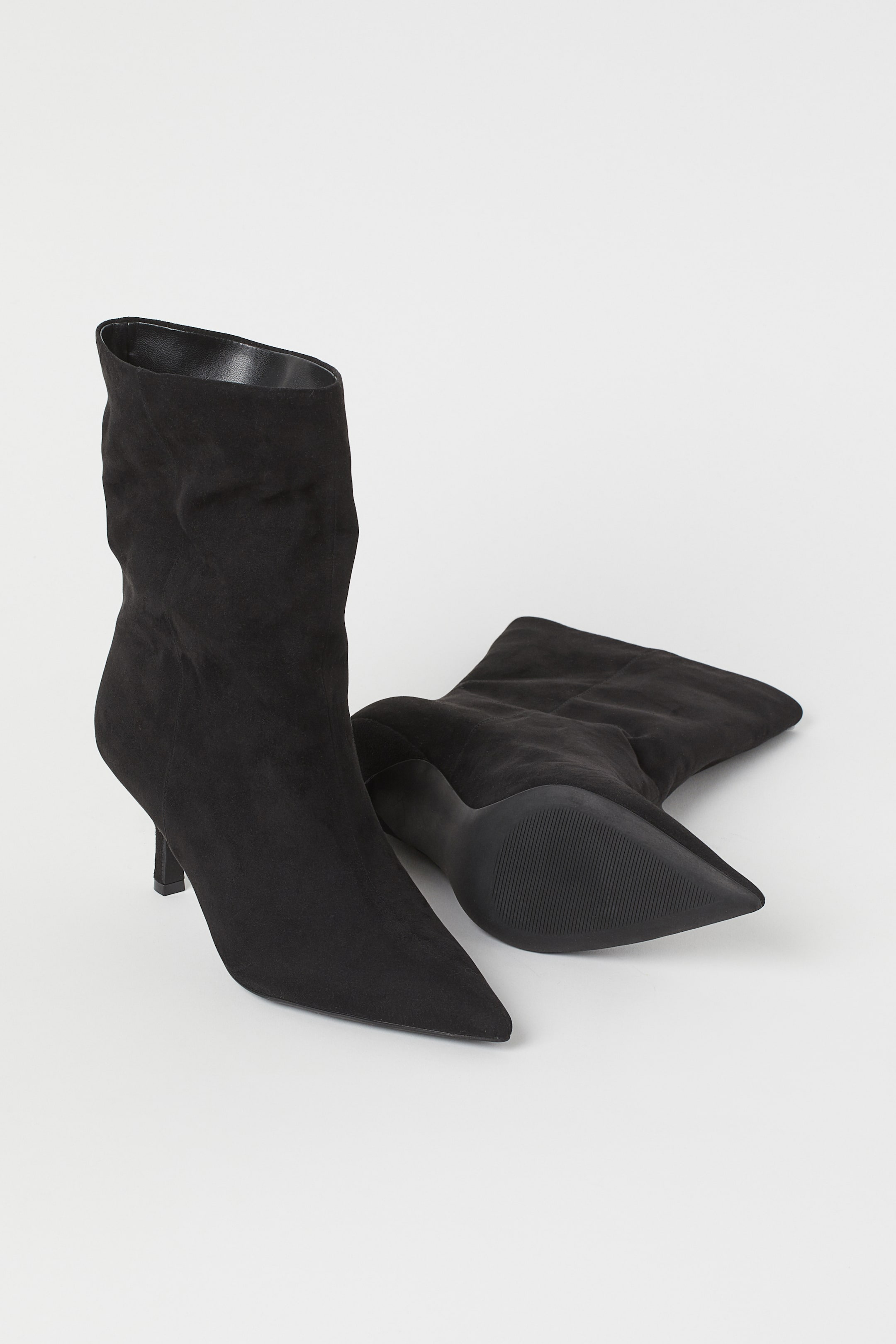 Schwarze Spitze Stiefeletten 2