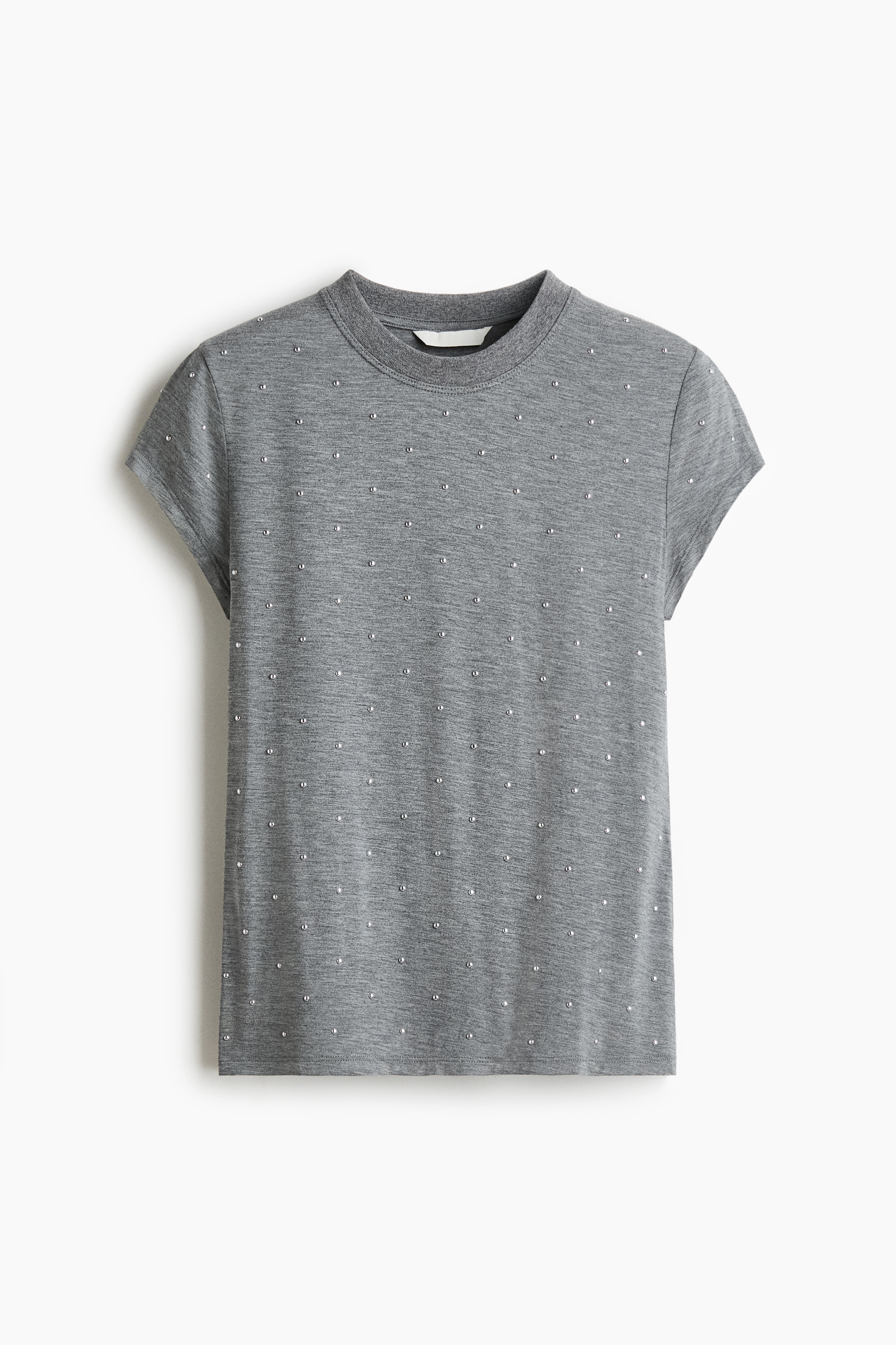 Metal-detail T-shirt