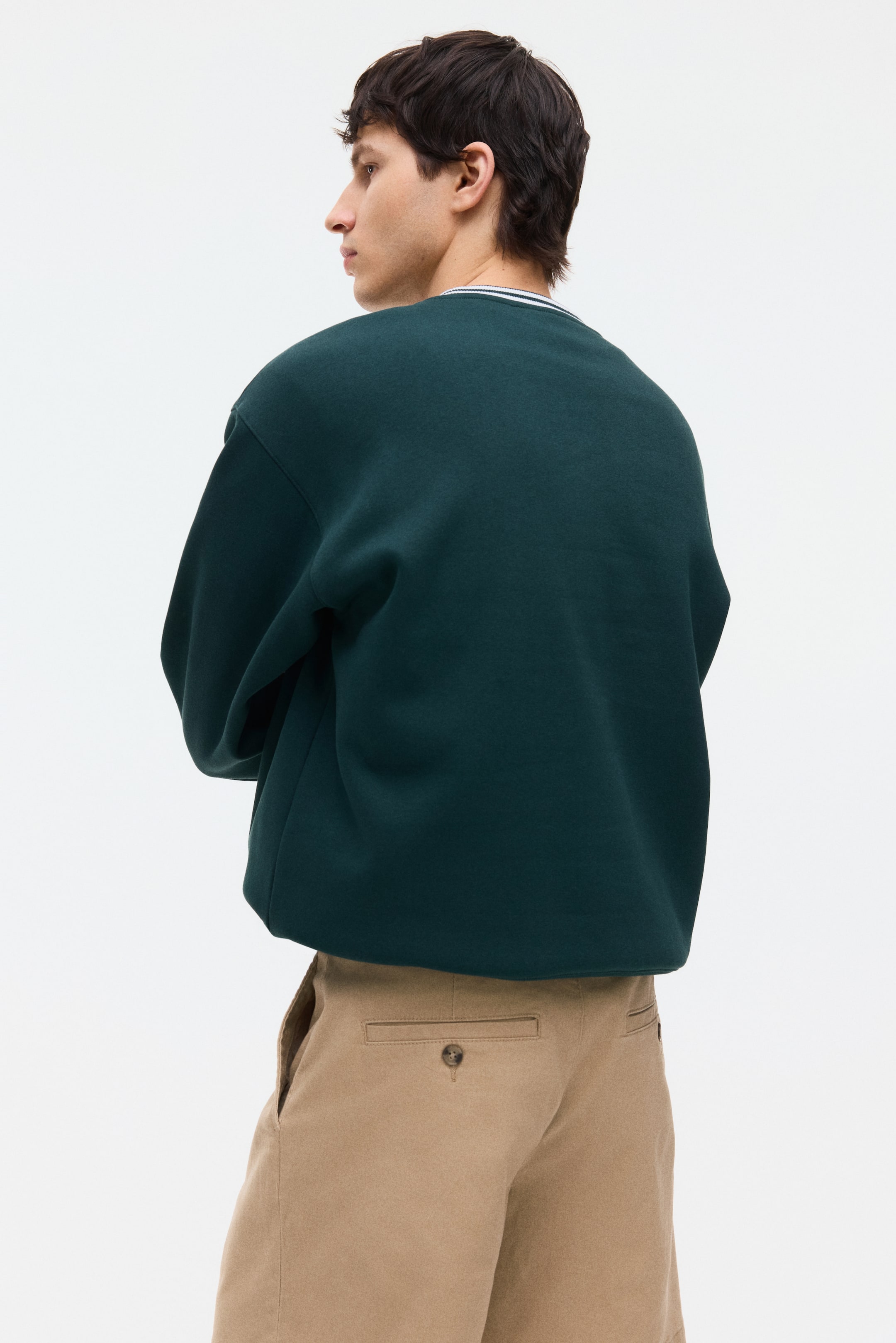 Мужские шорты H&M Regular-Fit Cotton Chino Shorts — фото 4