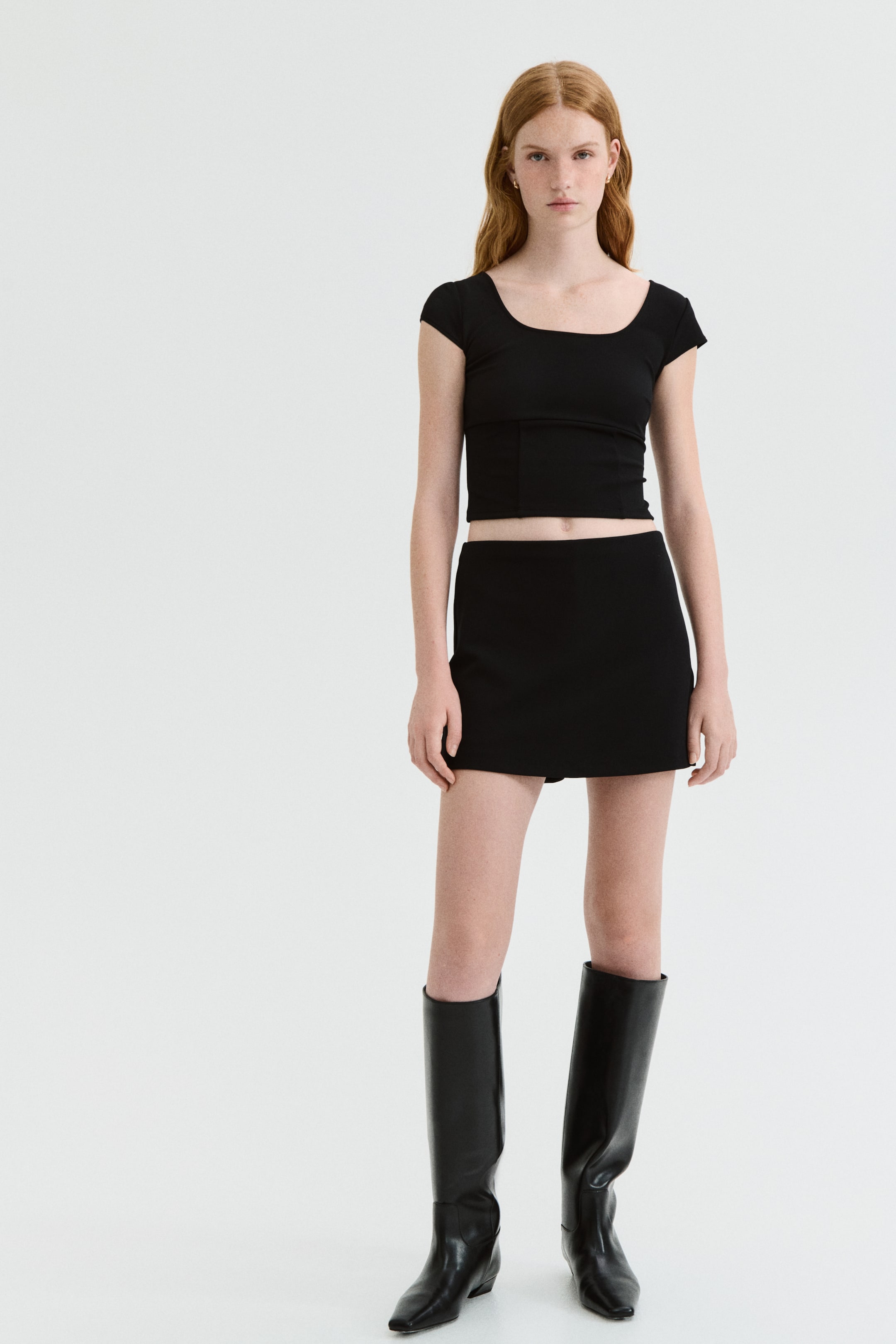 Ampliar la imagen: Top con mangas japonesas - Negro - Ladies | H&M MX 2