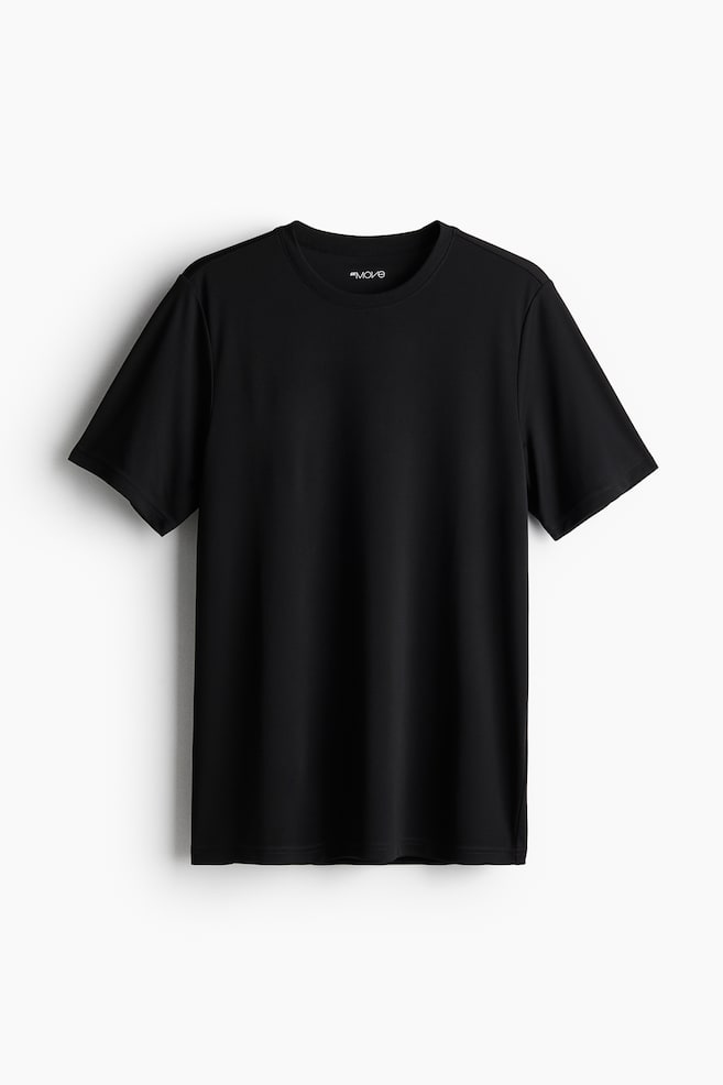 Camiseta de deporte con DryMove™ Regular Fit - Negro/Blanco - 1